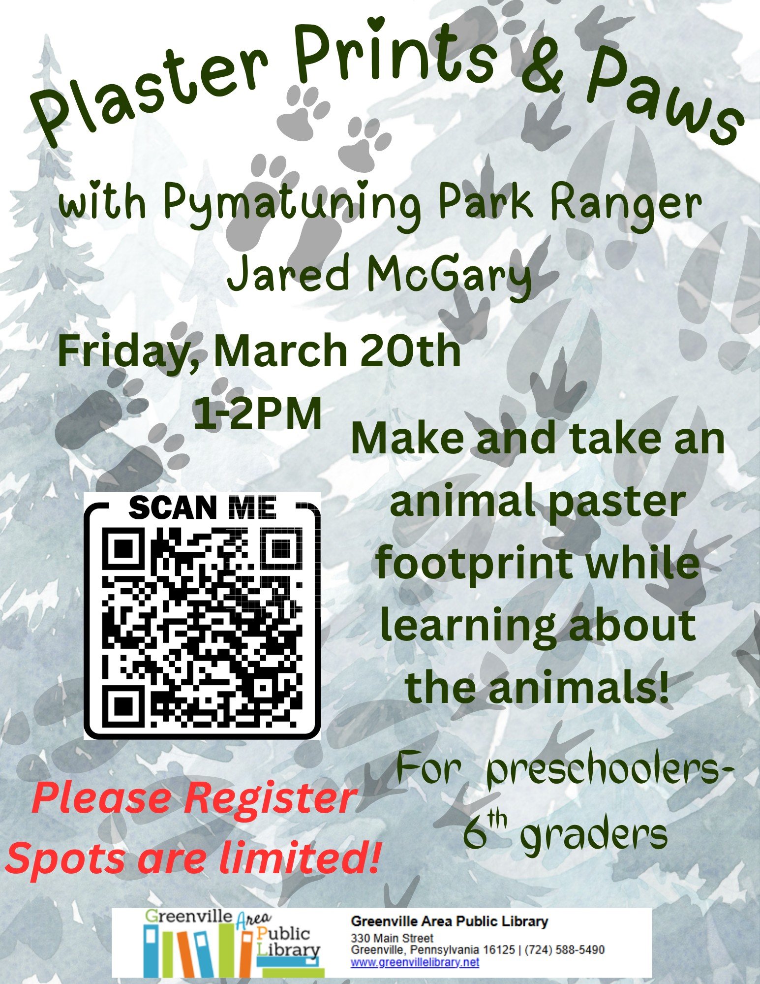 Plaster Prints and Paws