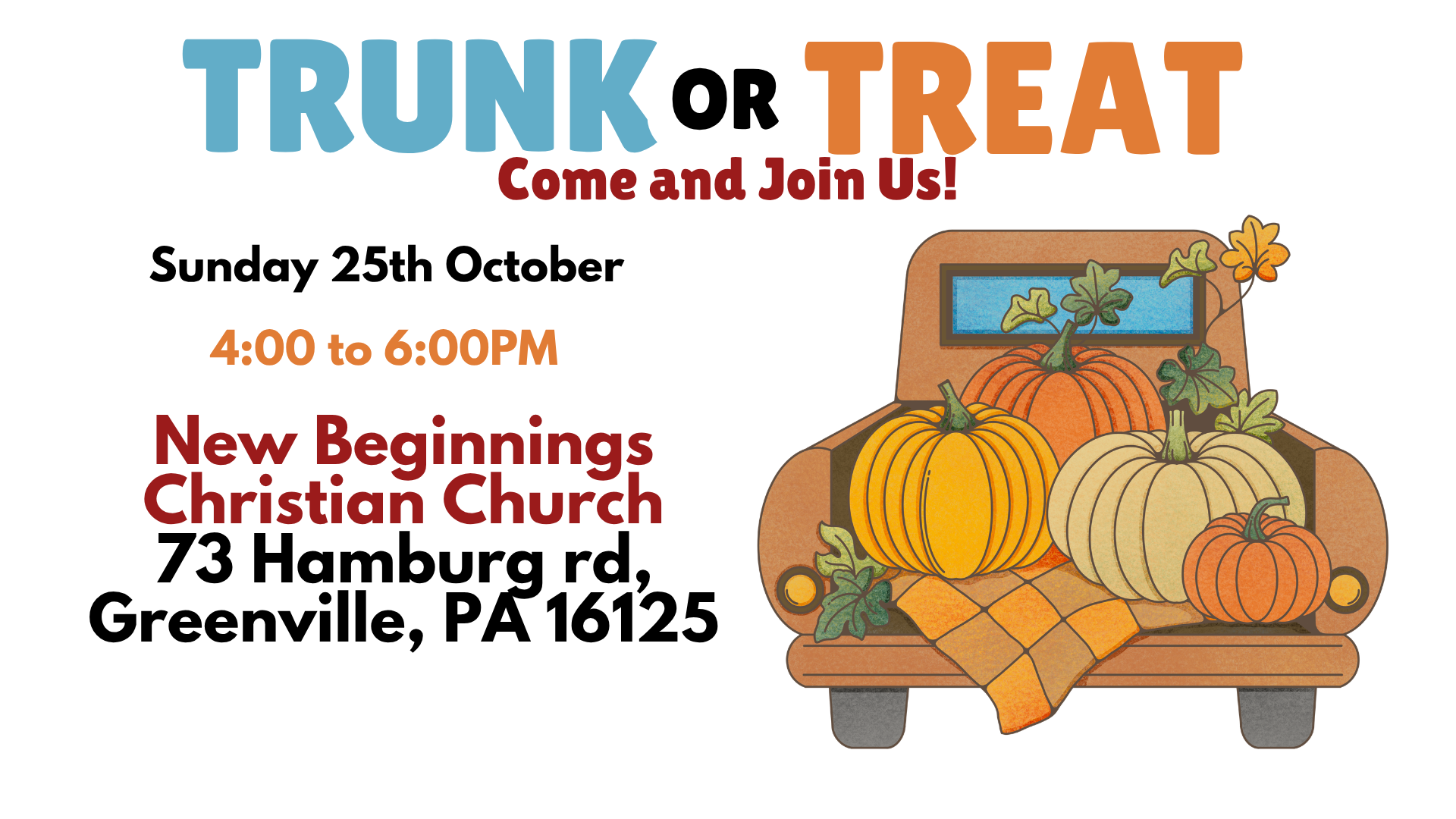 Trunk or Treat