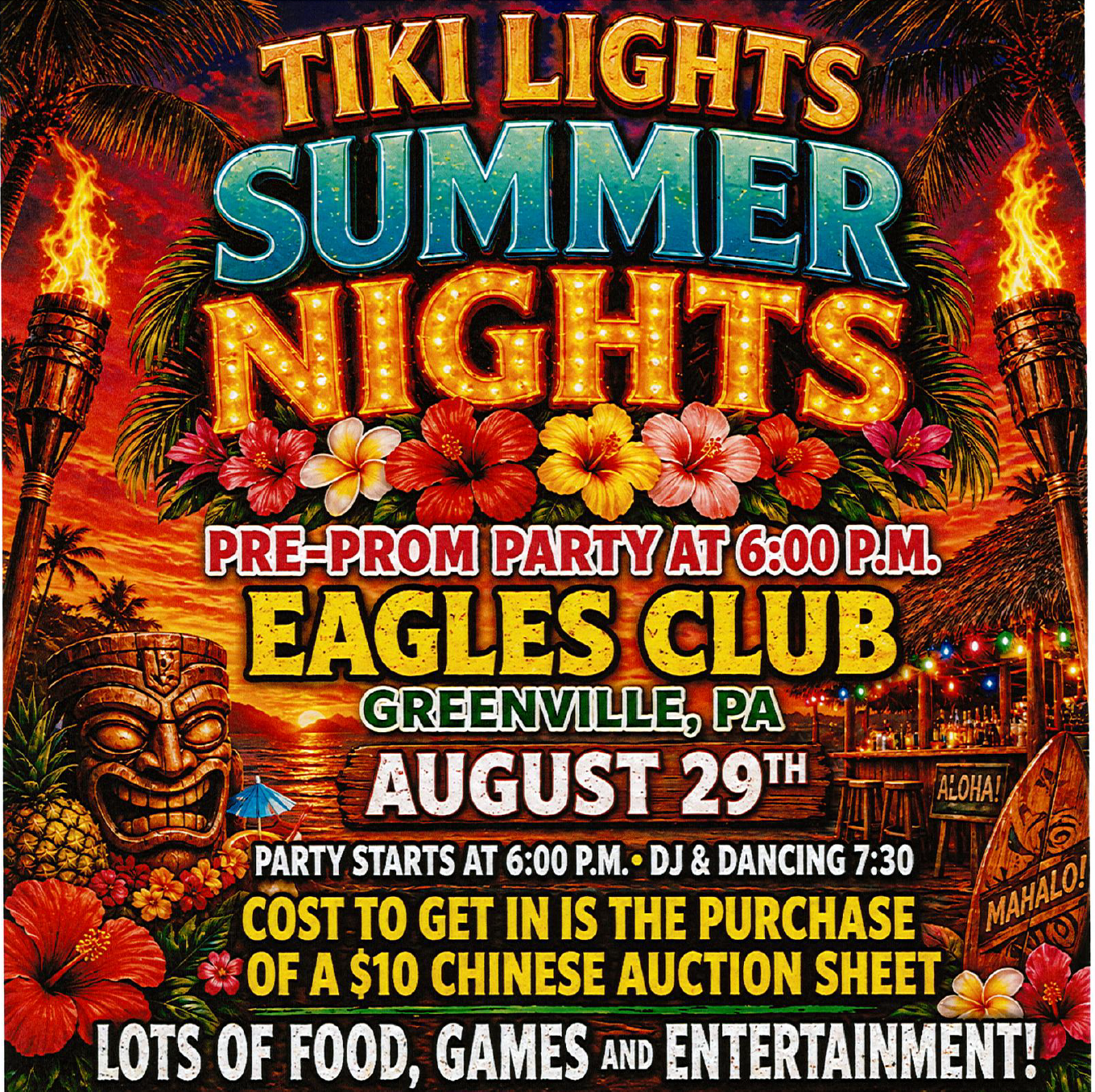 Tiki Lights Summer Nights