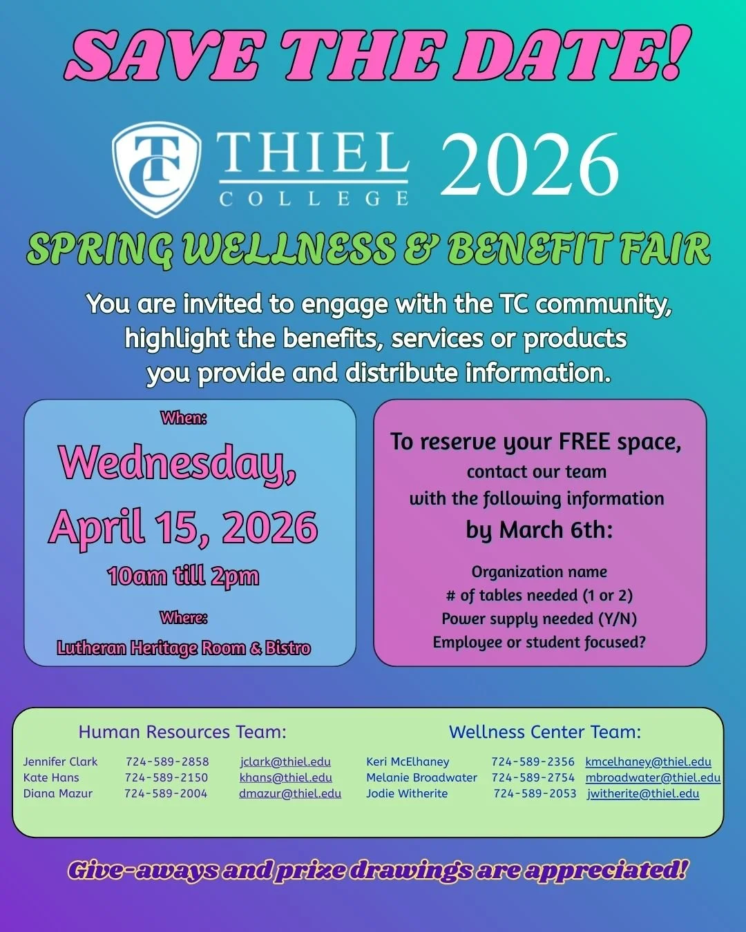 Spring Wellness & Benefit Fair