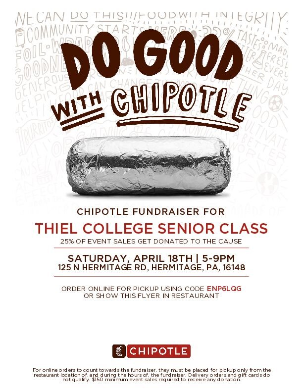 Thiel College Senior Class Fundraiser