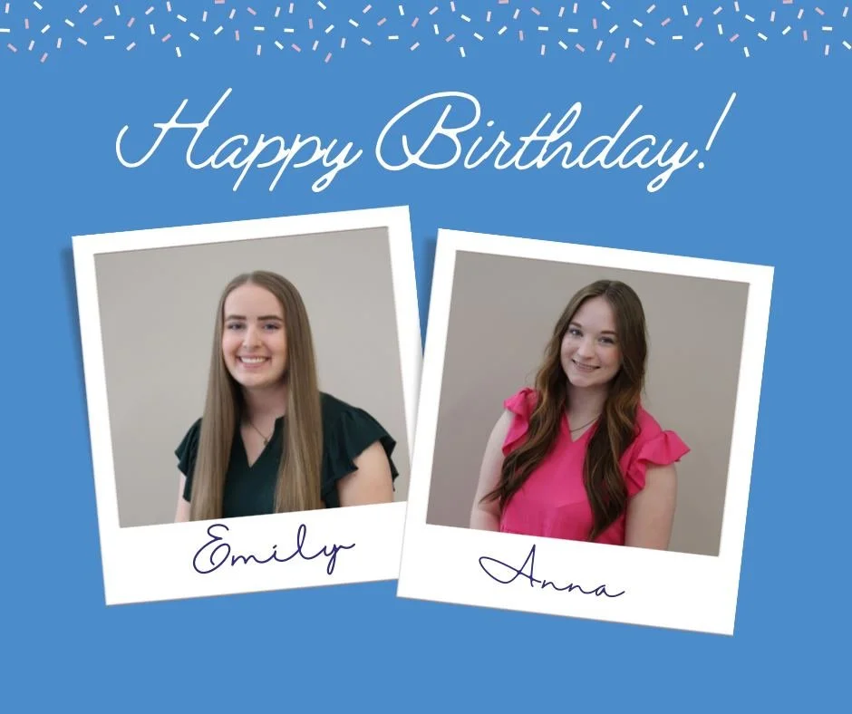 This month, we were excited to celebrate the birthdays of two wonderful RiverBank team members &mdash; Emily and Anna! 🥳

We hope your special days were filled with joy, laughter, and all the things that make you smile. Thank you both for everything