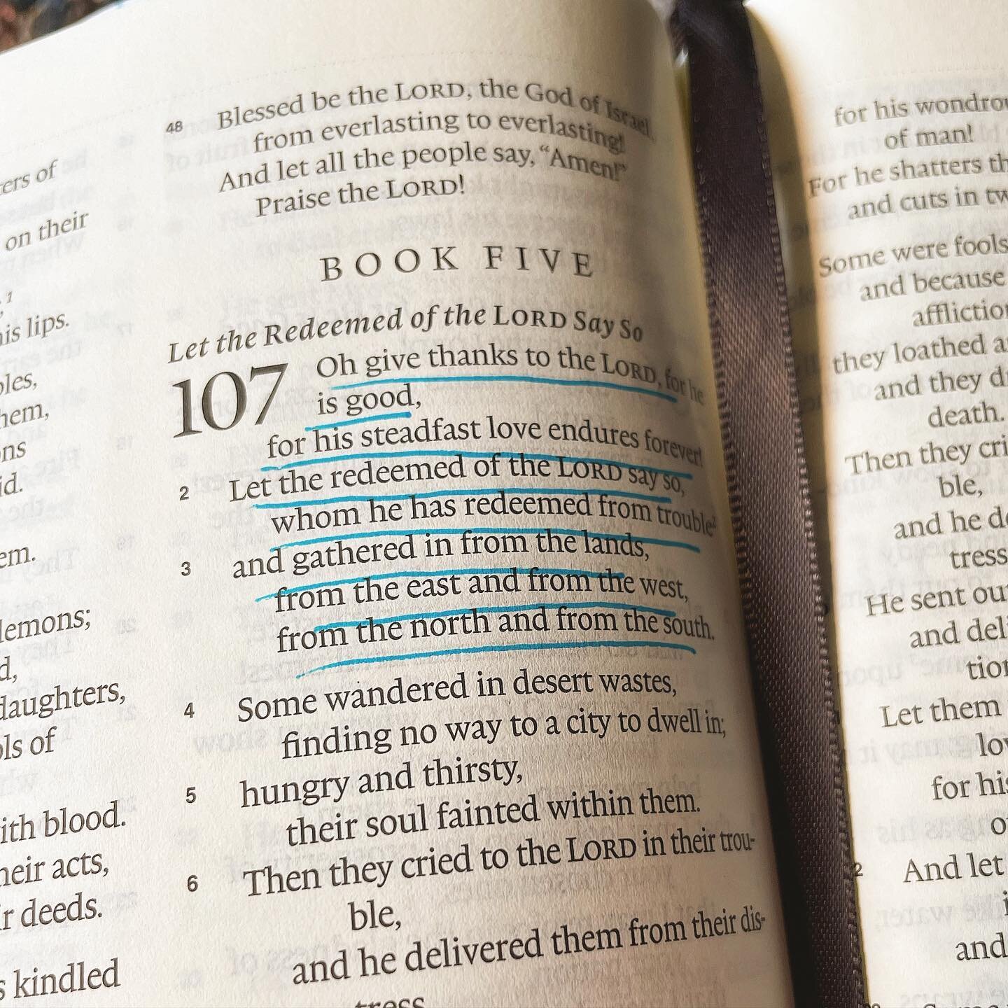 If you ever feel like you&rsquo;ve messed up too much for God to forgive you, you should probably read Psalms 105, 106, and 107.

105 is about all the amazing things God did for the nation of Israel in delivering them from Egypt.

And then 106 is abo