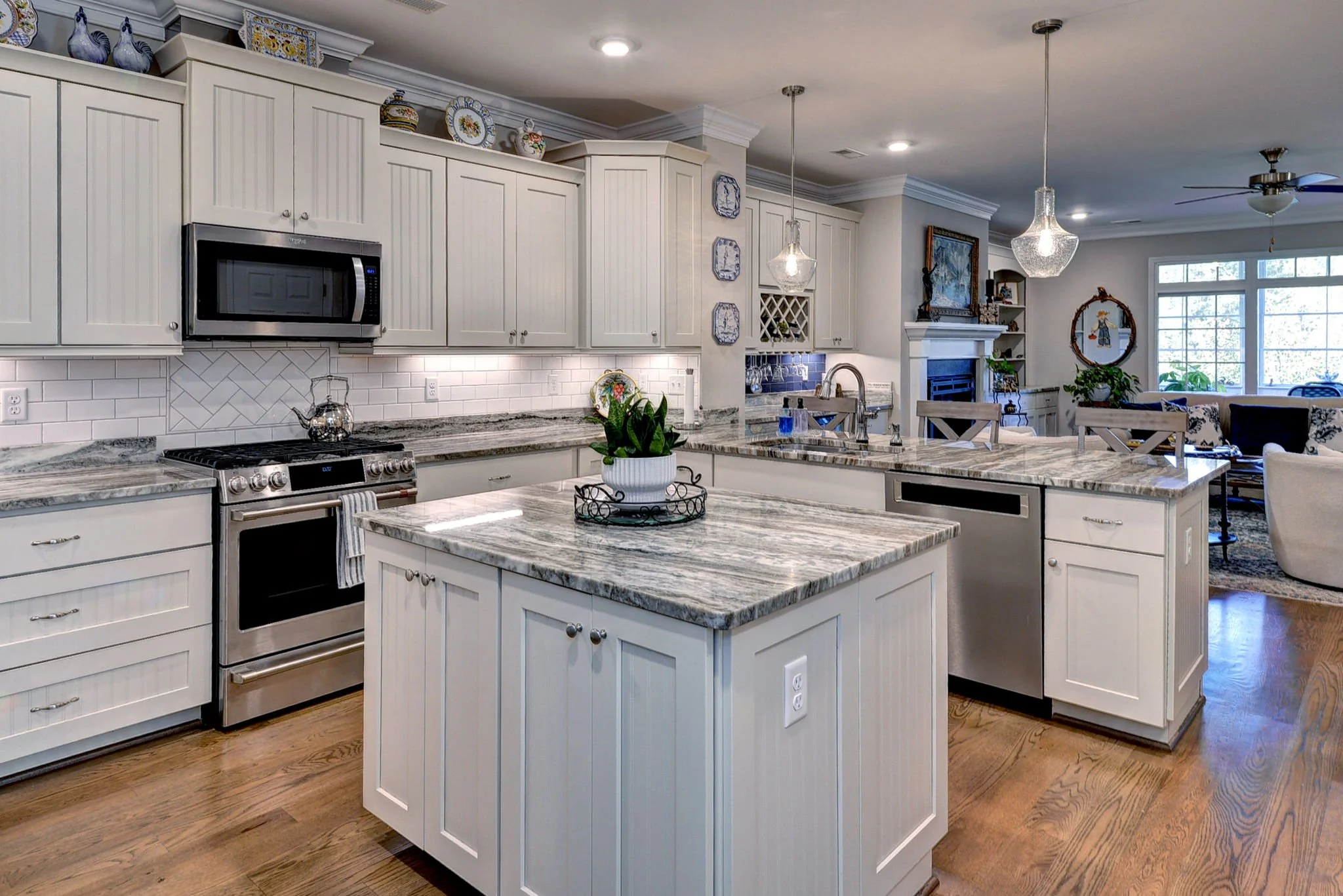Kitchen open to Great Room