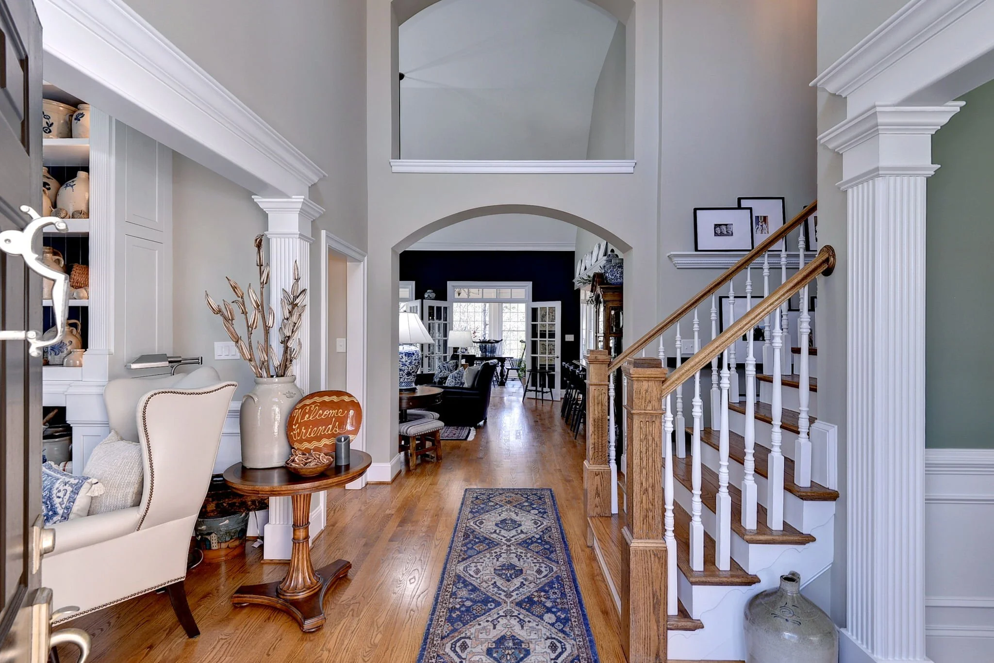 Foyer leading to the office