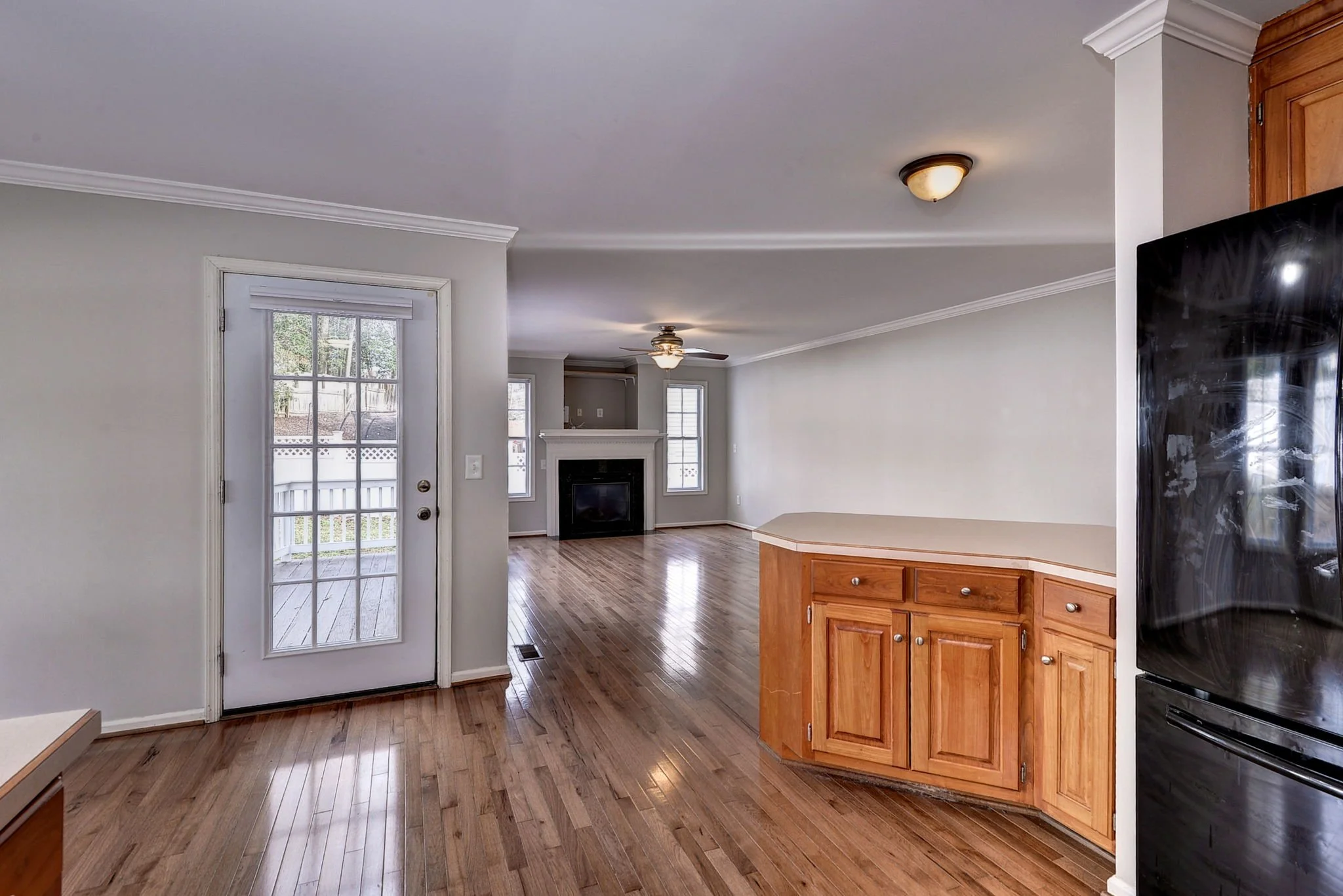 Kitchen opens to Great Room