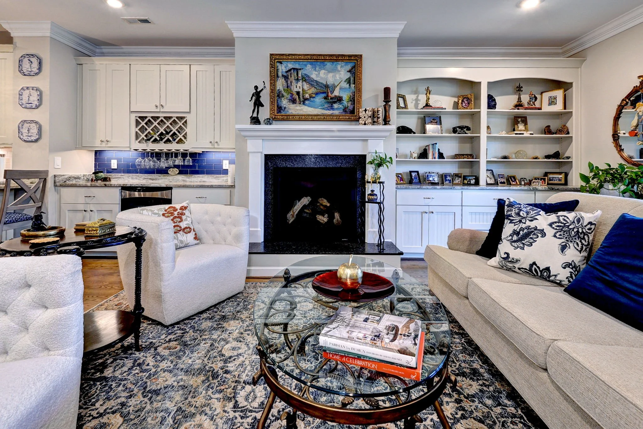 Great room with Built-ins