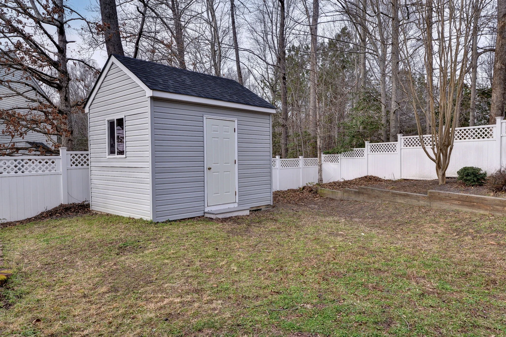 Backyard with Shed