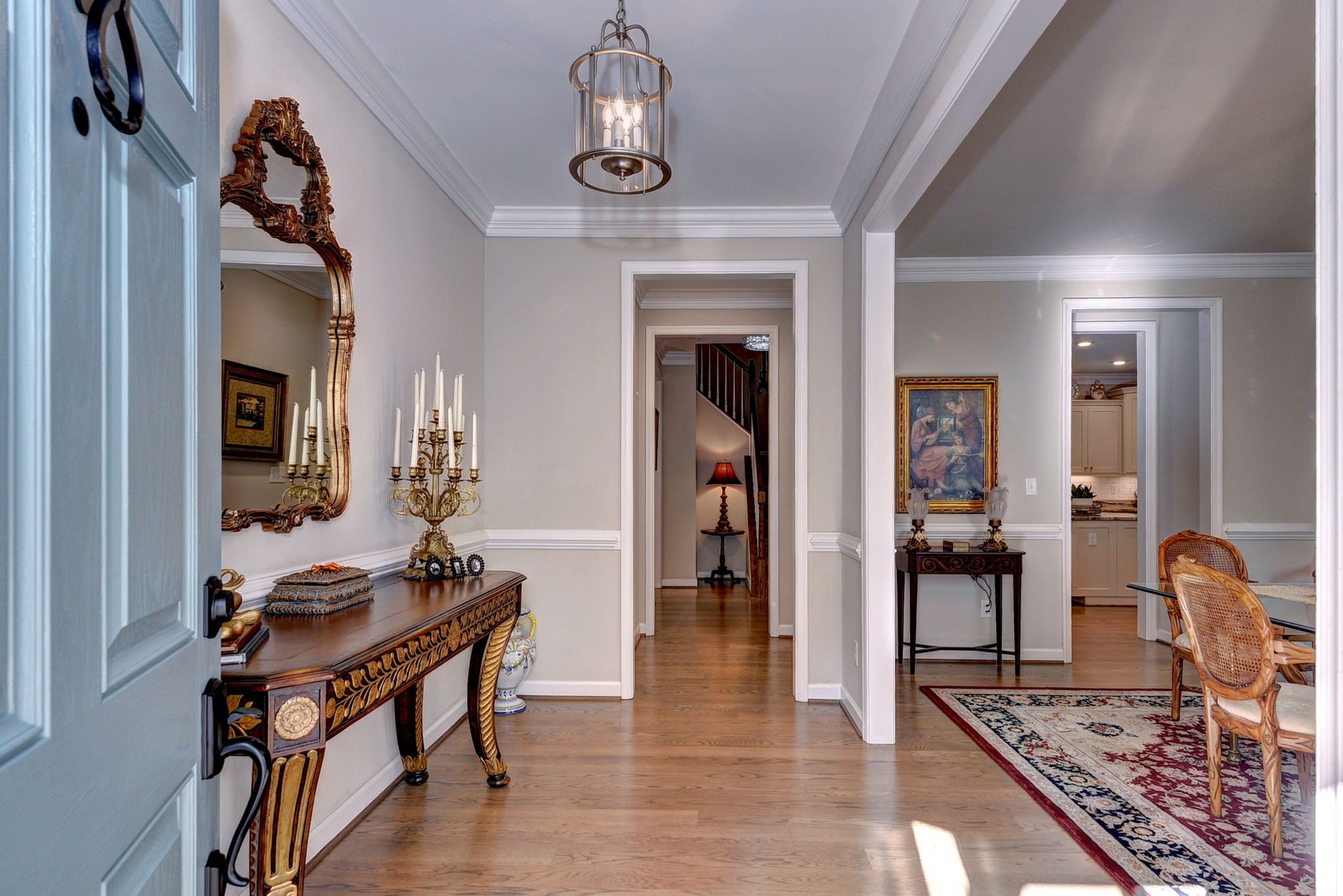 Foyer opens to Dining Room