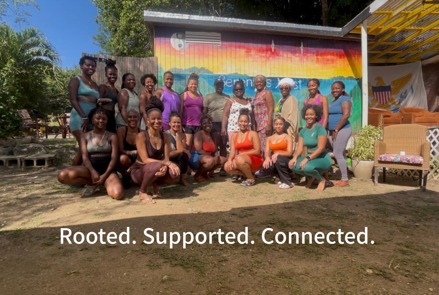 This space. These women. This moment. 
So grateful for the continued love, support, and collective energy. 

Special thank you to @theblackmeccaproject for sponsoring our Grateful Roots Community Yoga Flow. 

The beauty and power of our community shi