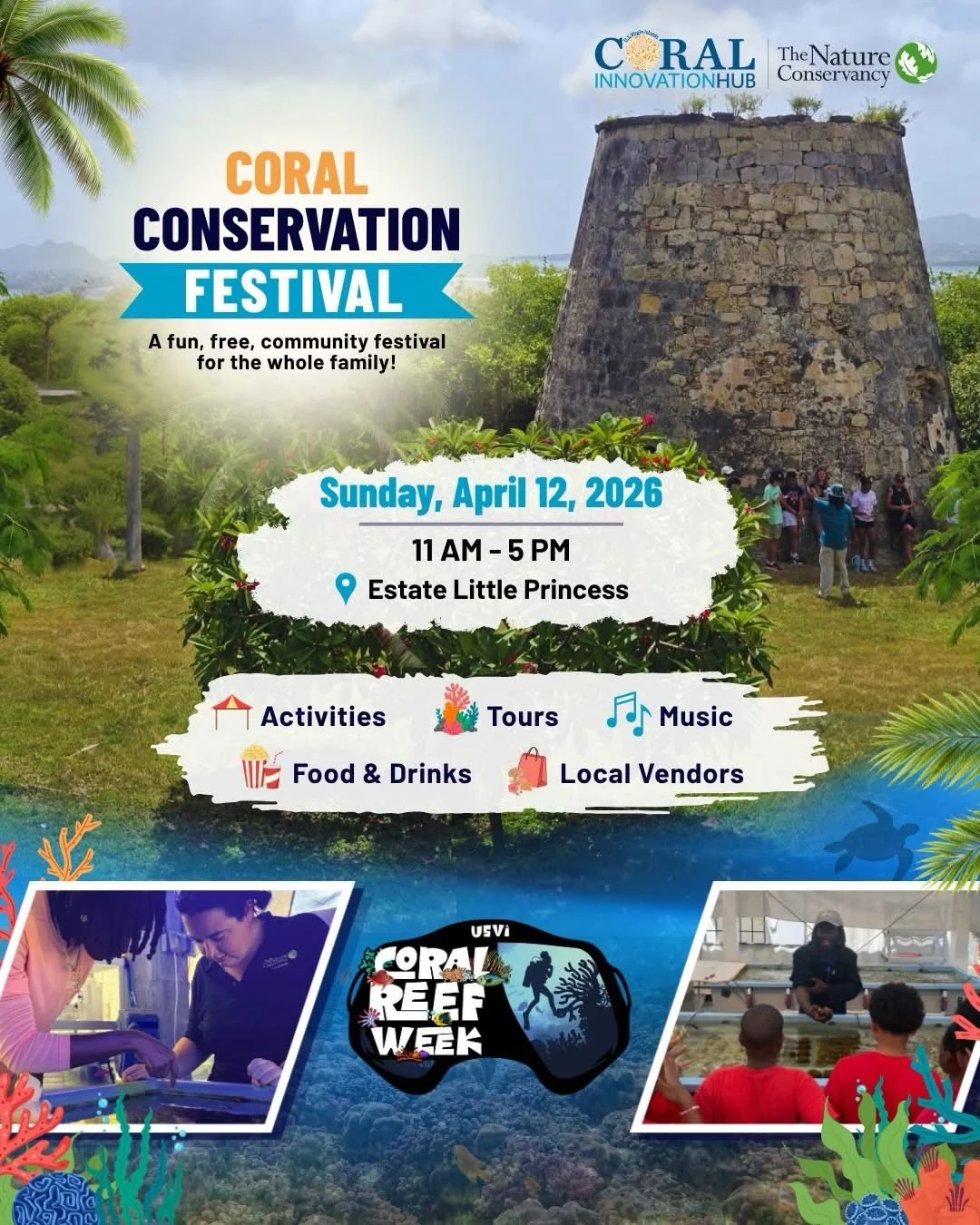 We outside this Sunday!☀️

Catch us at the Coral Conservation Festival
11AM&ndash;5PM

A day rooted in nature, ocean awareness, and community.🪸🌊

We&rsquo;ll be there with our Wellness Station &mdash;movement, breath, and mindful moments for kids +