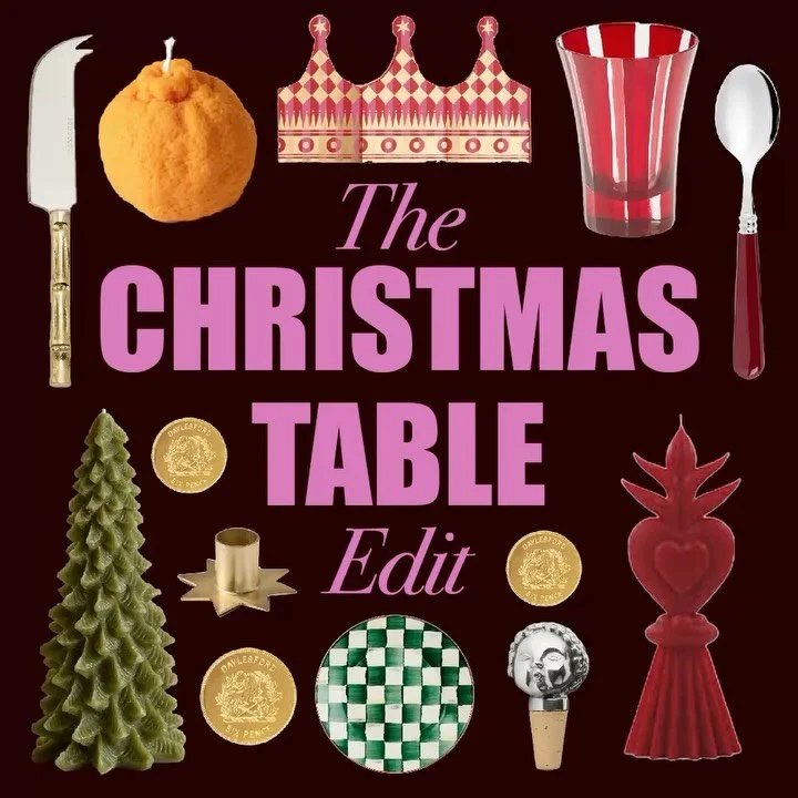 FRIDAY DROP
🎄🍷The Christmas Table Edit! 🍷 🎄
This week we wanted to give you some Christmas table inspiration! Each year we like to have a different theme for our table, often leaving no space for the serving dishes or being able to see the person