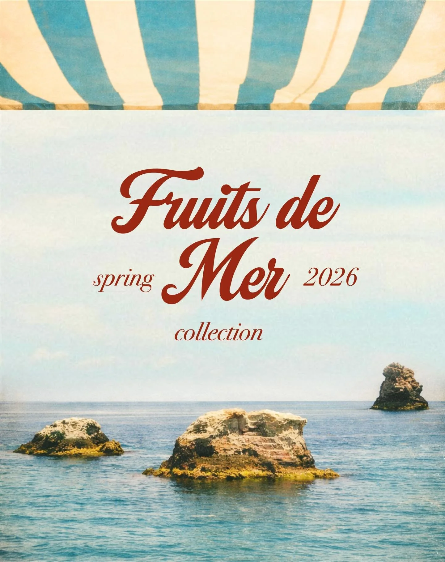 Launching this Sunday! Our second ceramics collection Fruits de Mer! 🐚🌊🦞🐠🦀 set your alarms! ⏰