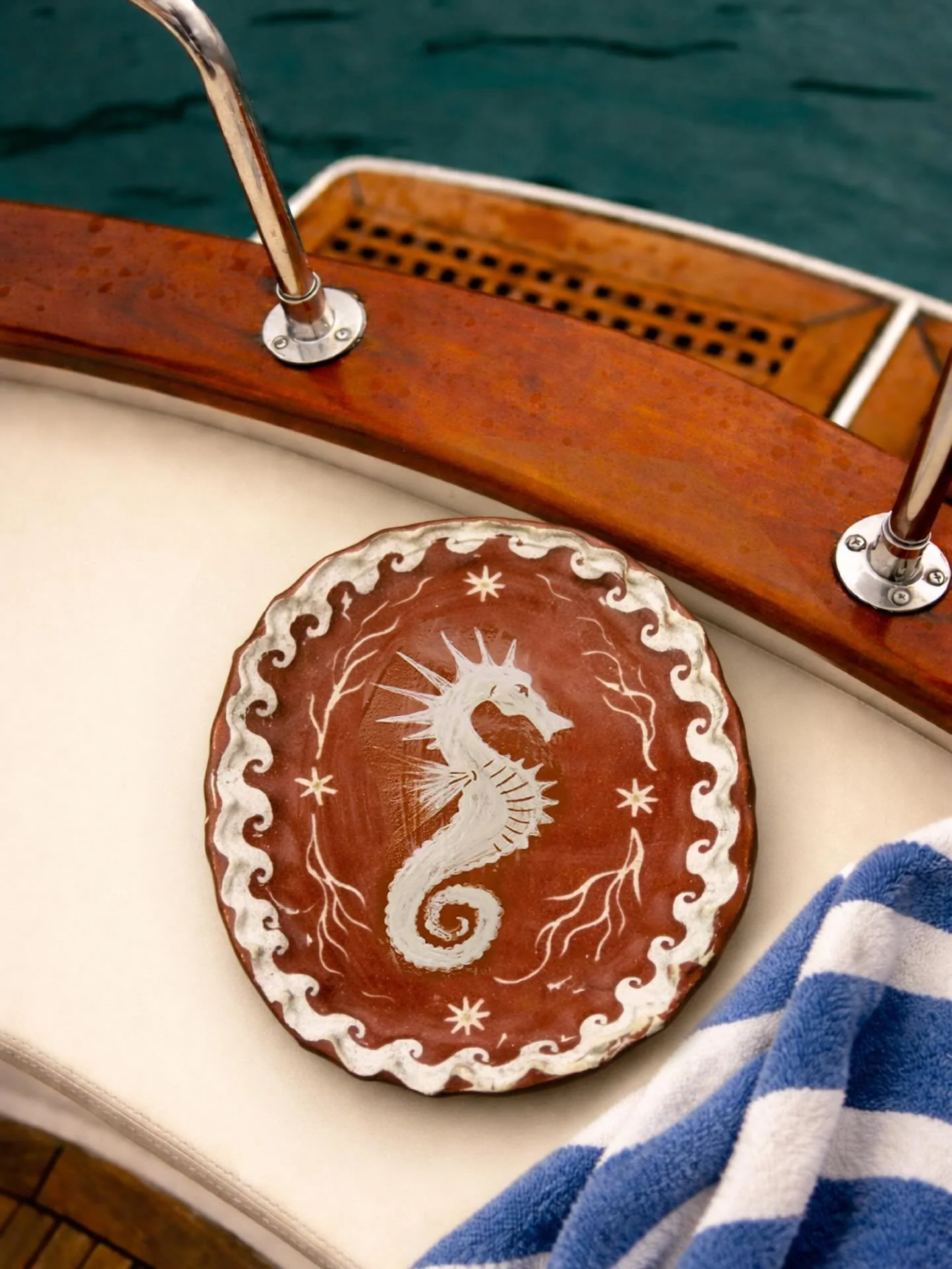 Set sail for spring with our latest Fruits de Mer Collection! 🧜🏻&zwj;♀️ 🌊 

This collection feature 12 original ceramic artworks created by Fi in her Essex Studio. This collection was inspired by her childhood spent exploring the rock pools and co