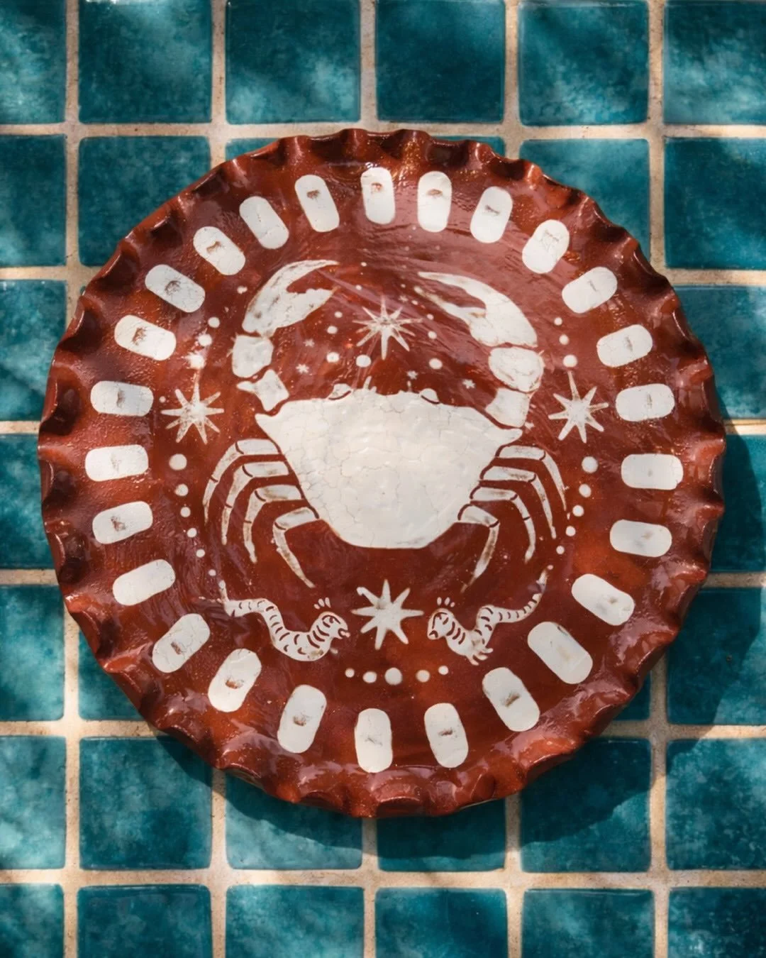 We&rsquo;re making waves with our latest Fruits de Mer Ceramic collection! 🚤 🧜🏻&zwj;♀️ 🐚 
Hand made and illustrated by Fiona in her home studio this latest collection was born from her love of the south coast and the legends surrounding its many 