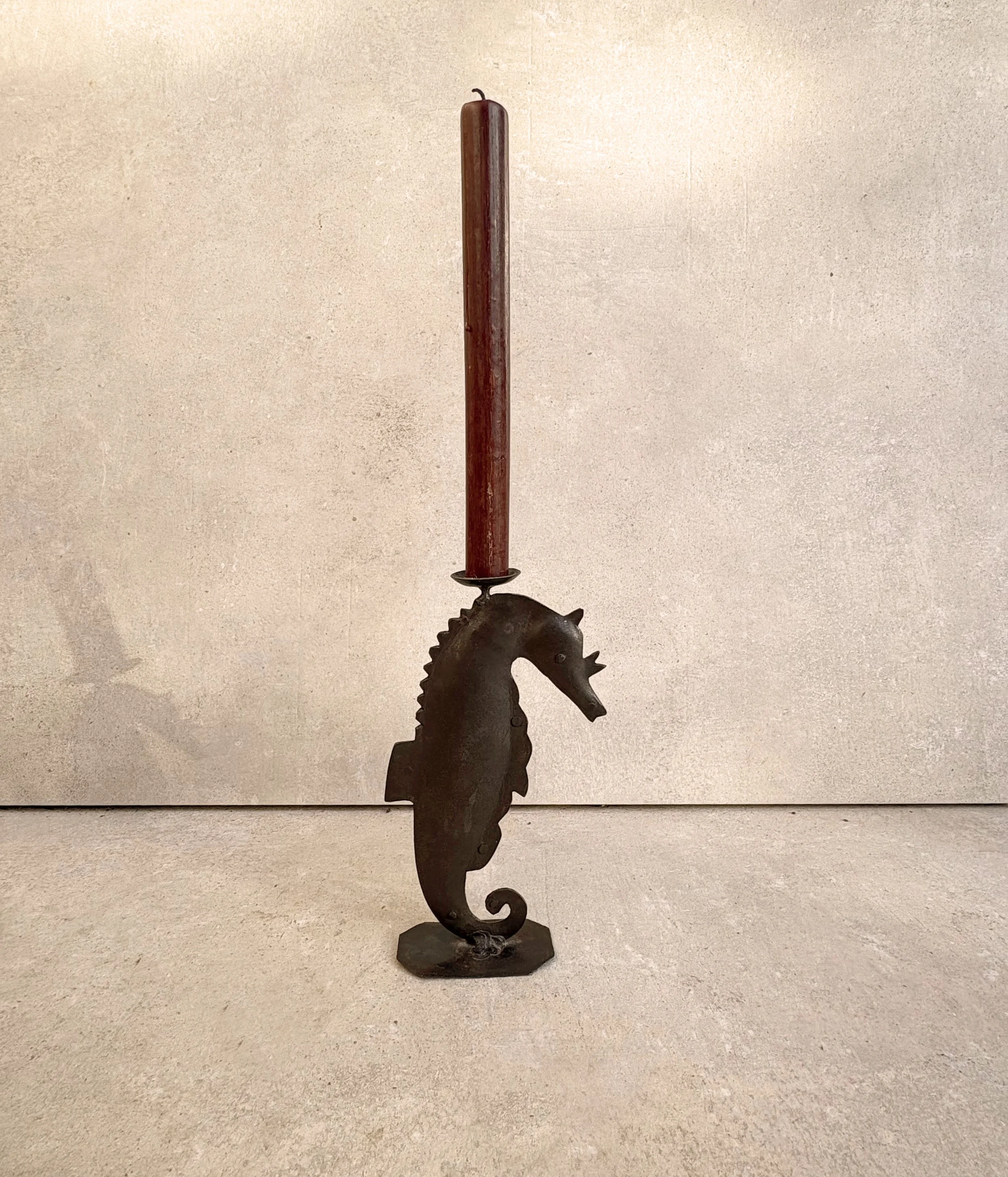Vintage Seahorse Candle Holder