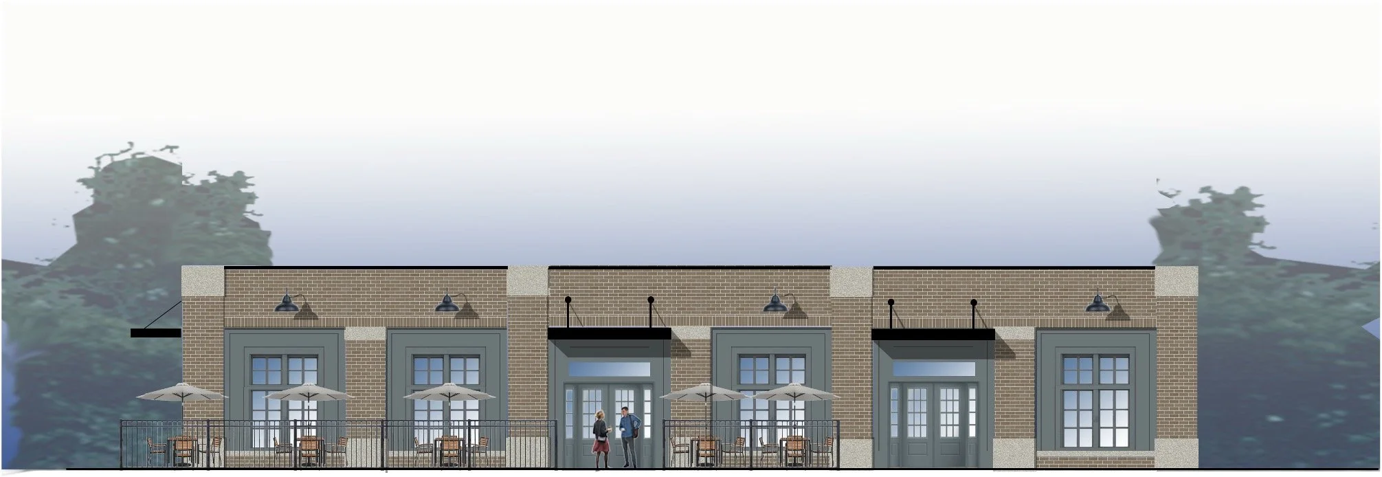 FRONT ELEVATION (EAST)