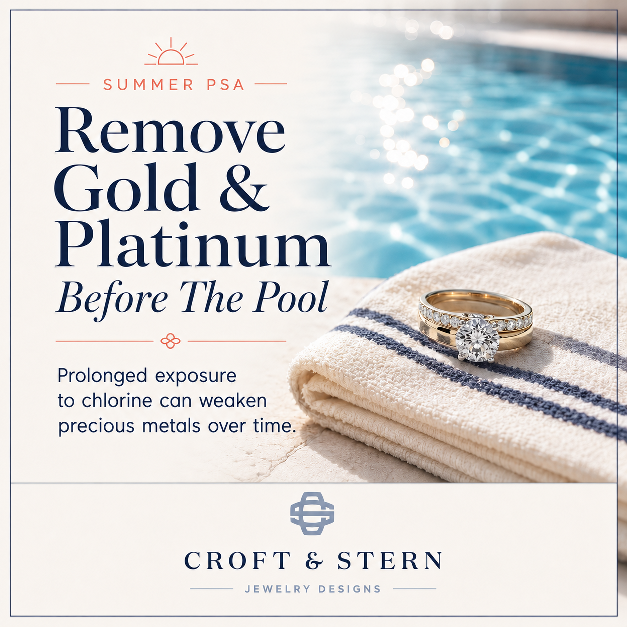Why You Should Take Your Jewelry Off Before Swimming or Cleaning