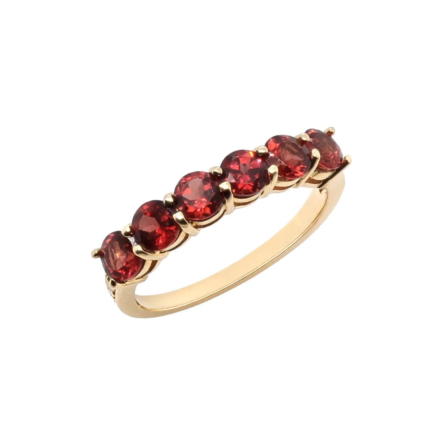 Garnet 6 Stone Ring