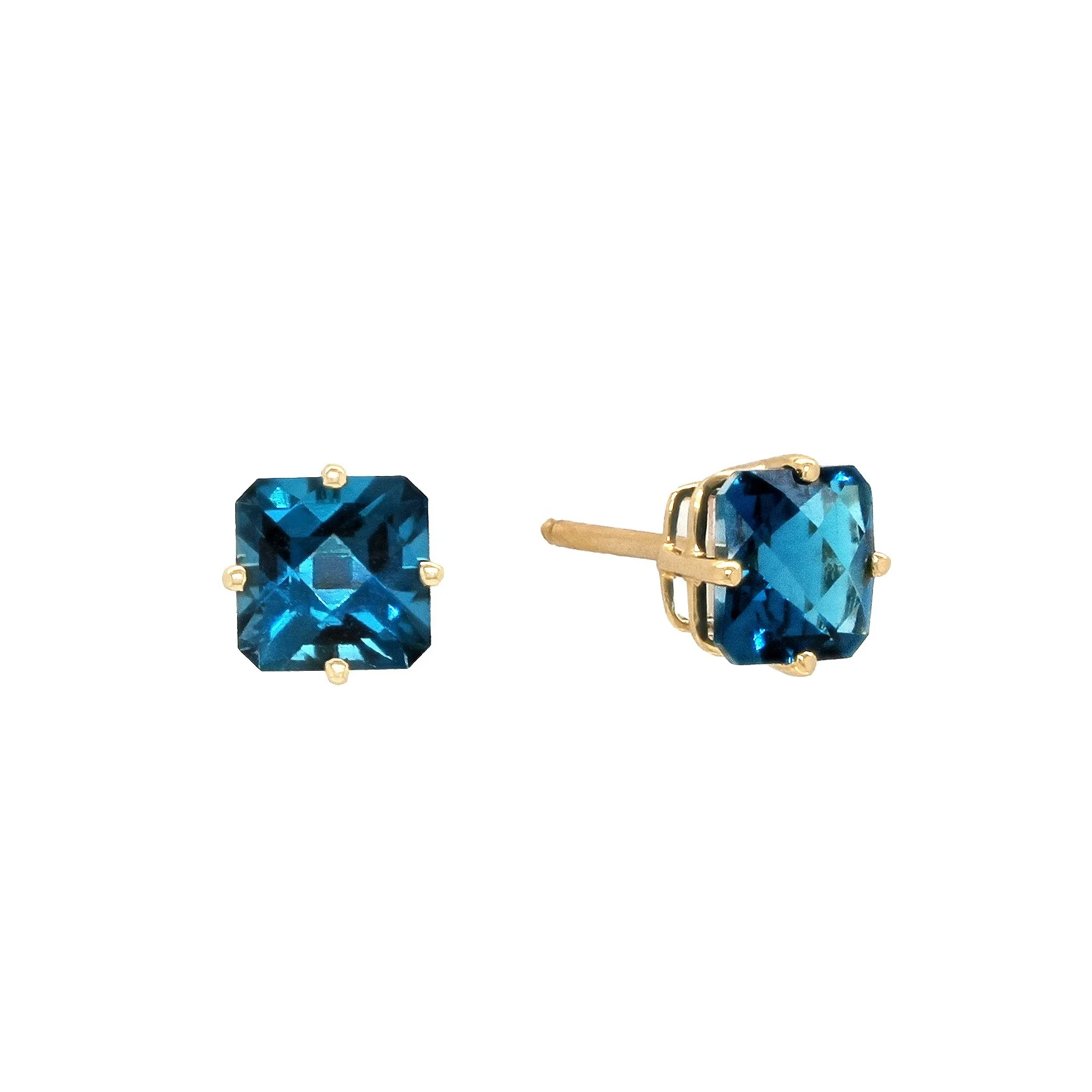 London Blue Topaz Studs