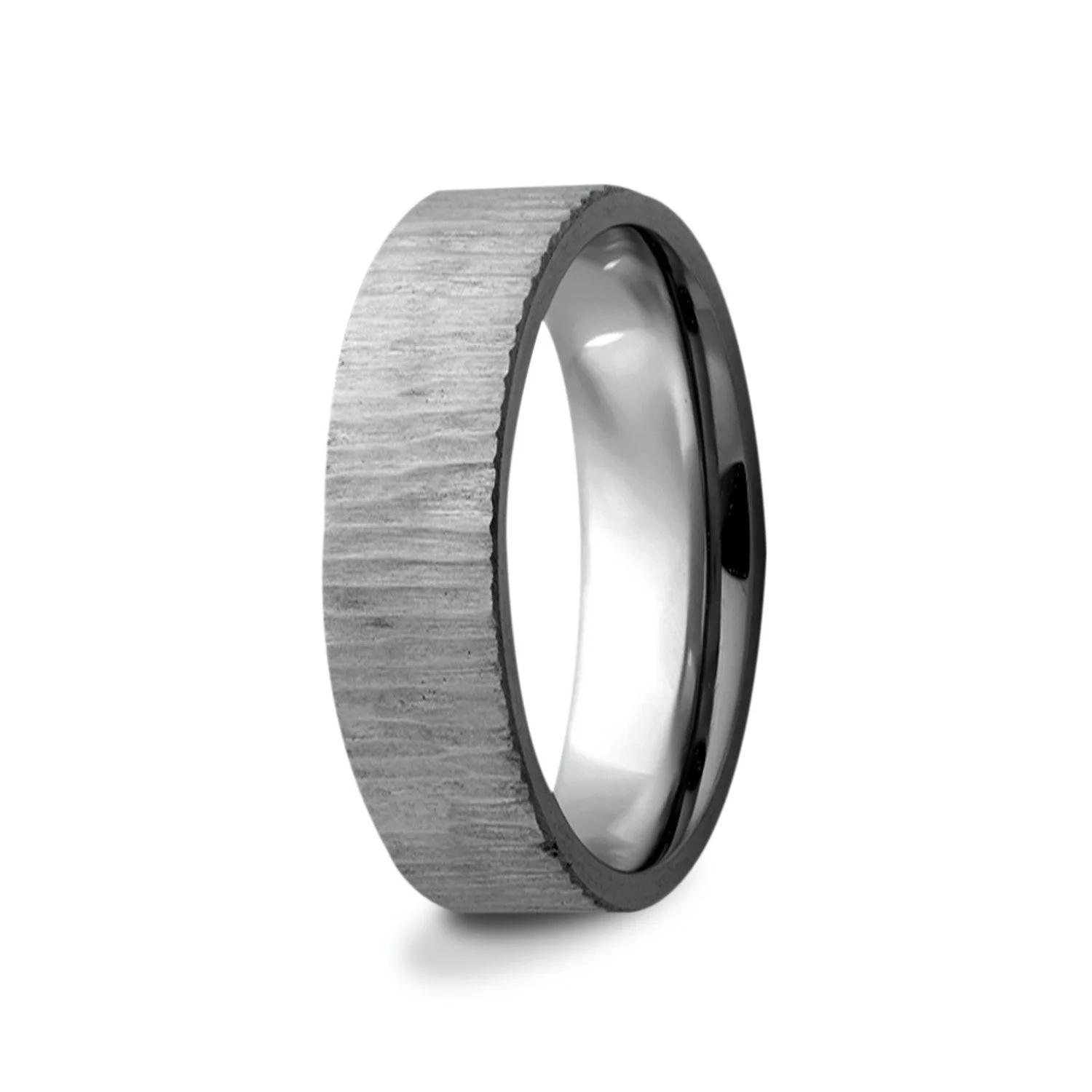 Jared Jewelers Tree Wedding Band Black Titanium