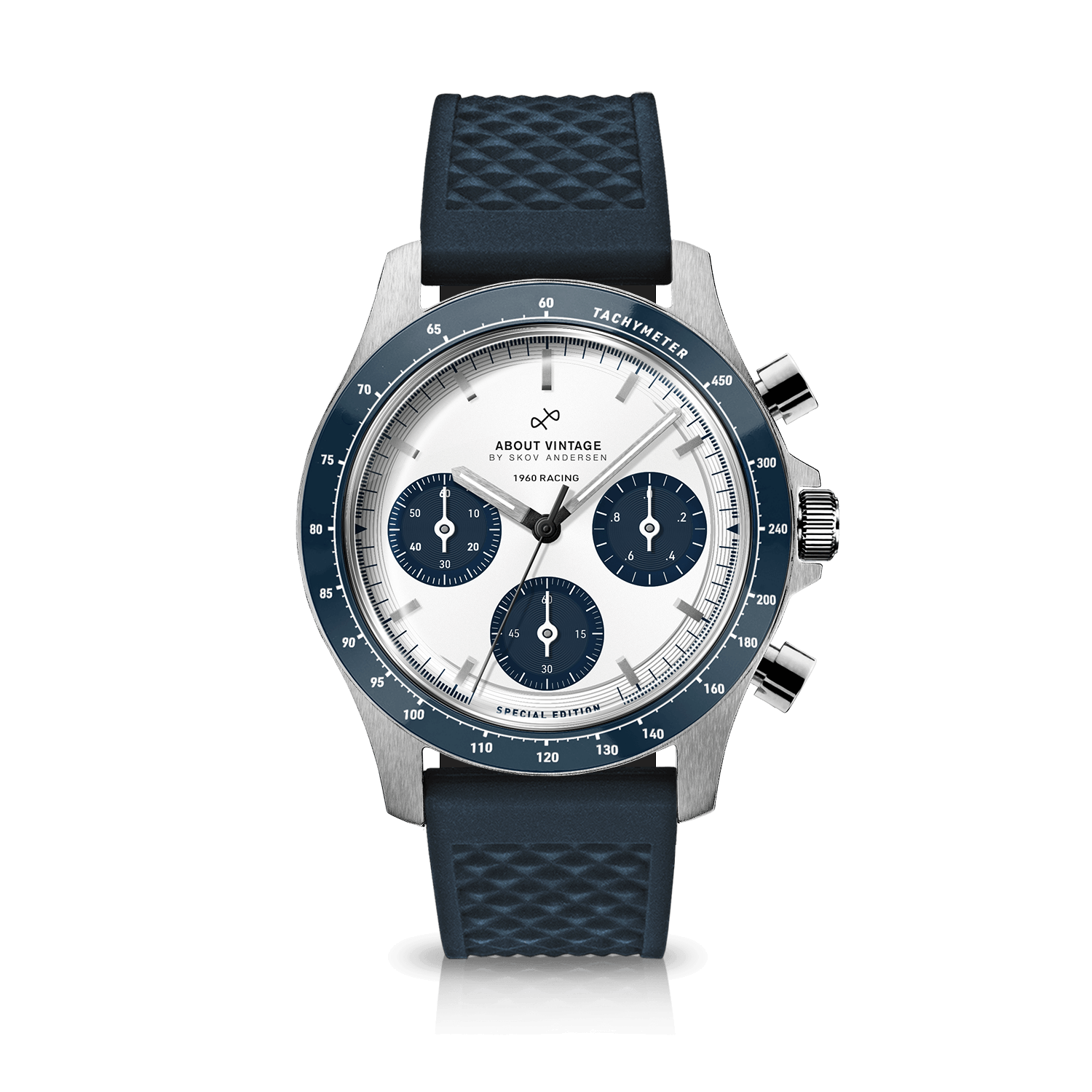 1960 Racing Chronograph Off Navy & White