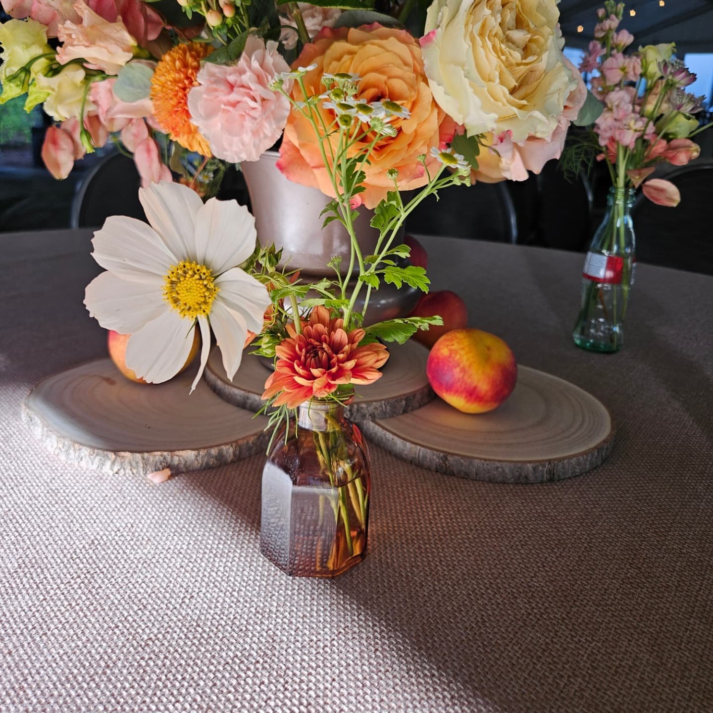 Inspired by the beauty of a Georgia peach orchard, these floral designs capture the essence of Southern charm. With a palette of soft pinks, peaches, and greens, these arrangements are perfect for a stunning and fragrant display that is sure to impre