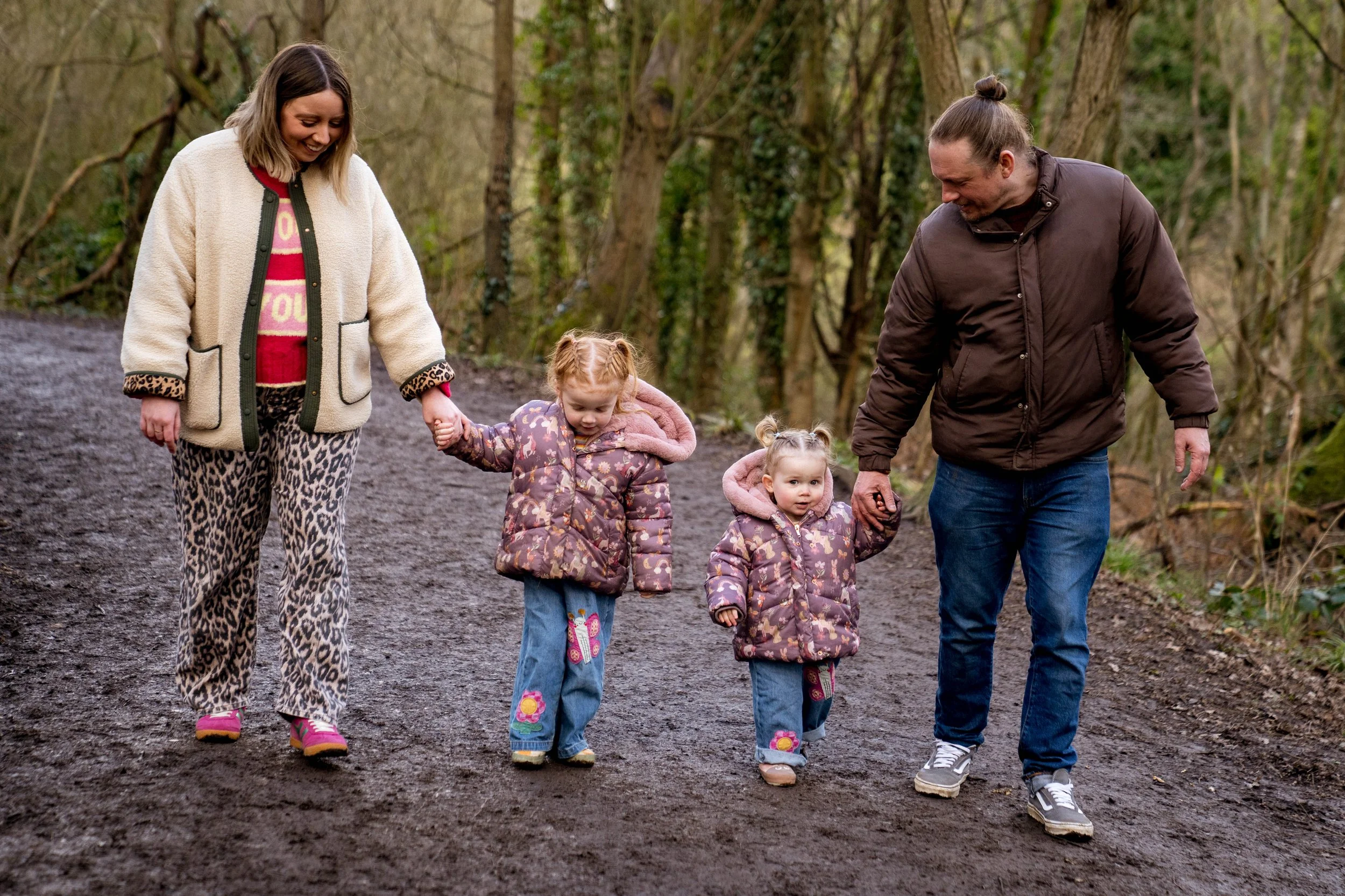 A hypnobirthing teacher from northumberland walking