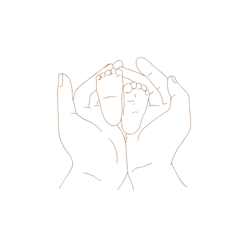 A baby at a baby massage class in North Tyneside