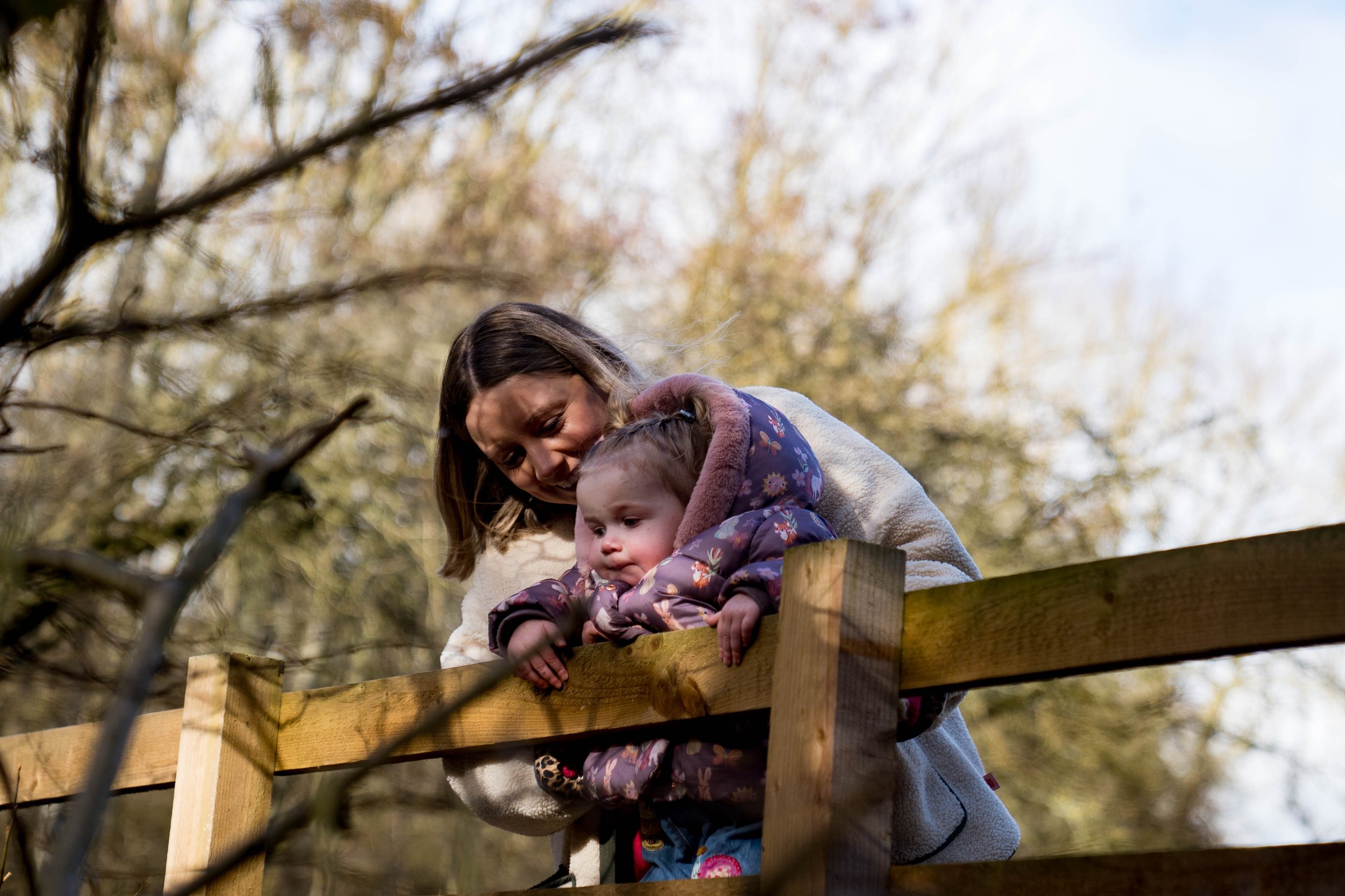 A hypnobirthing class teacher from North Tyneside, with family