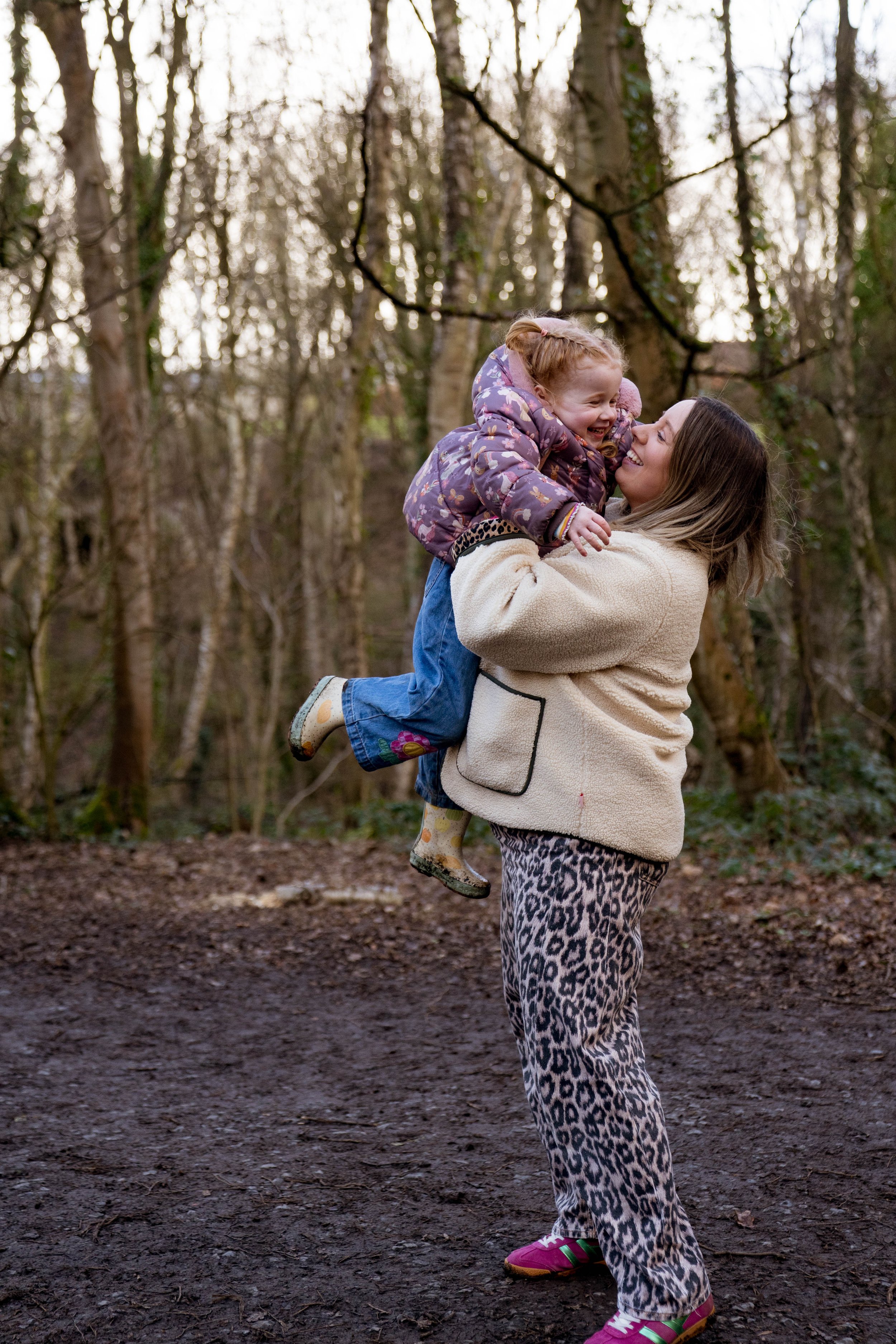 An antenatal teacher from North Tyneside with family