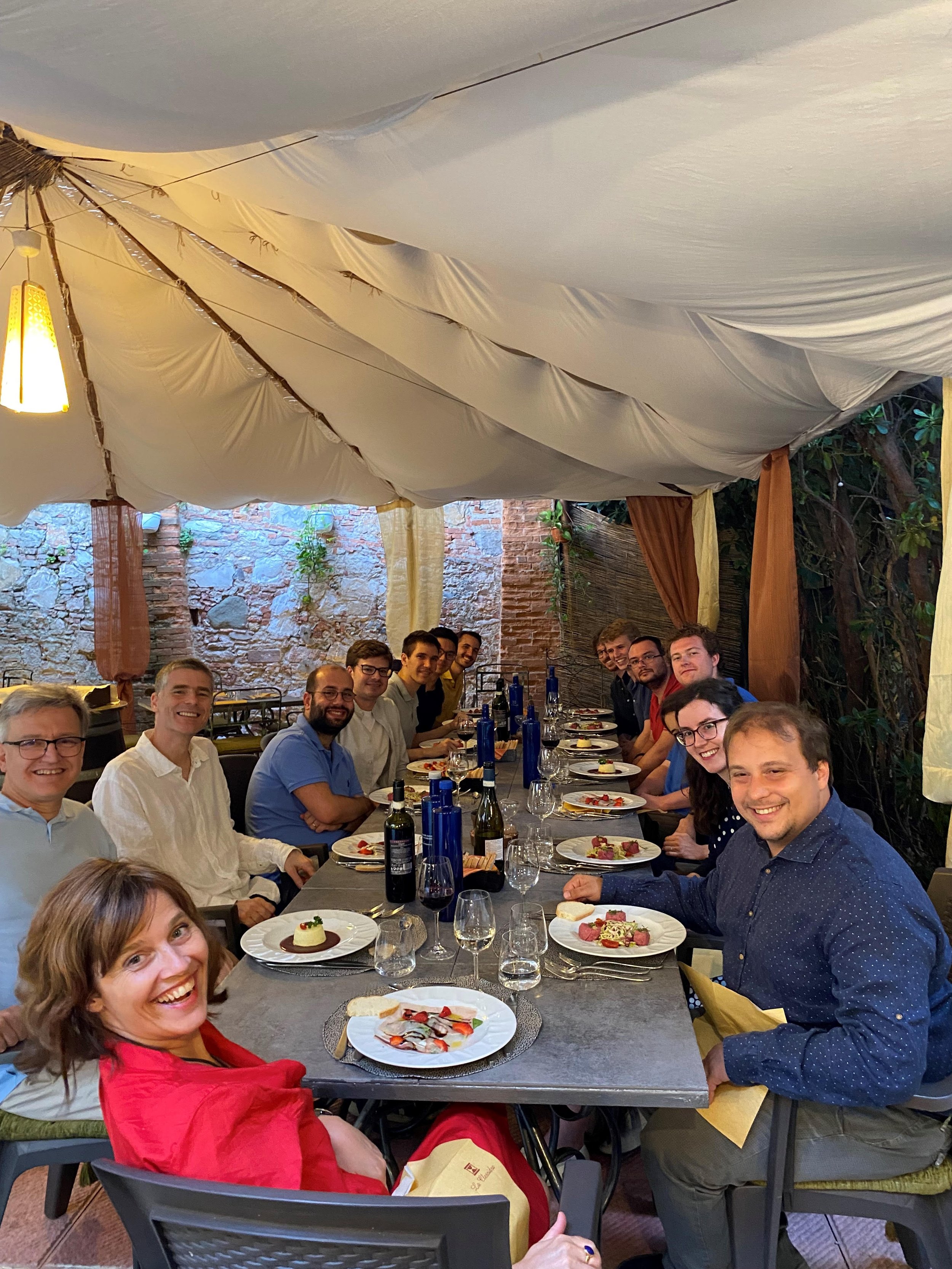 Conference dinner at La Clessidra, Pisa