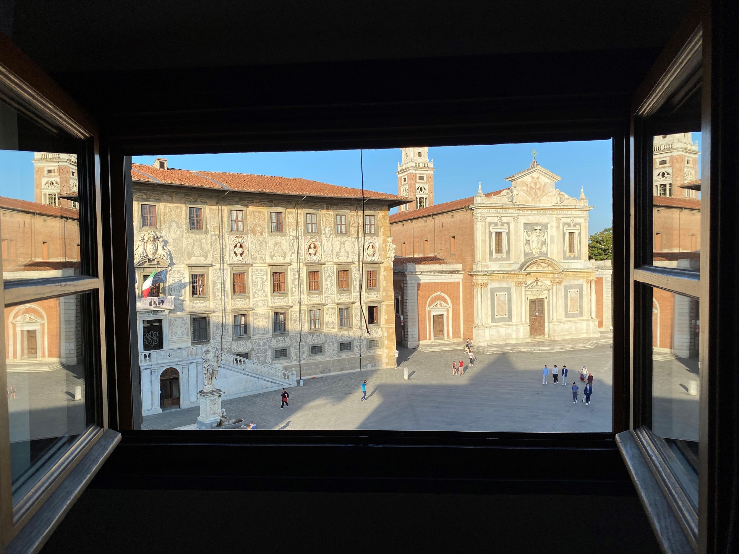 View of Piazza dei Cavalieri and the Scuola Normale Superiore