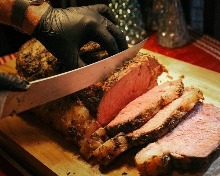 heading to the @downtownslo holiday parade tonight?

make your evening even merrier: stop by first for prime rib friday. enjoy our hand-carved prime rib with rosemary au jus, housemade horseradish-dijon cream, creamy mashed potatoes, and seasonal veg