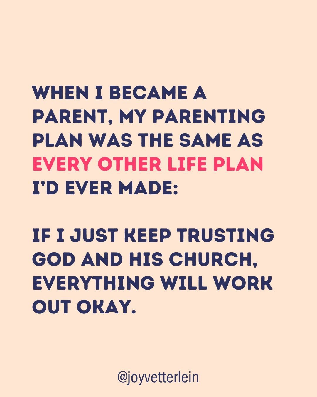 It boggles me how disengaged I was from my own life:

How much I left the things I care about the most entirely to chance, to tradition, and to my blind faith in a belief system that hadn't proven itself in my life.

I genuinely thought it was wrong 