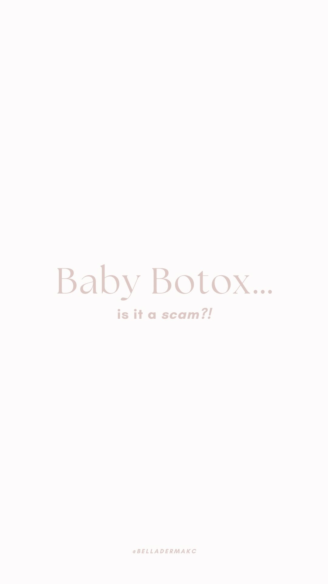 Baby Botox may sound like a good idea, but sometimes it can be a marketing tactic. Using smaller doses can lead to results that wear off faster, meaning more frequent visits and higher long-term costs. Effective Botox should be customized to you
