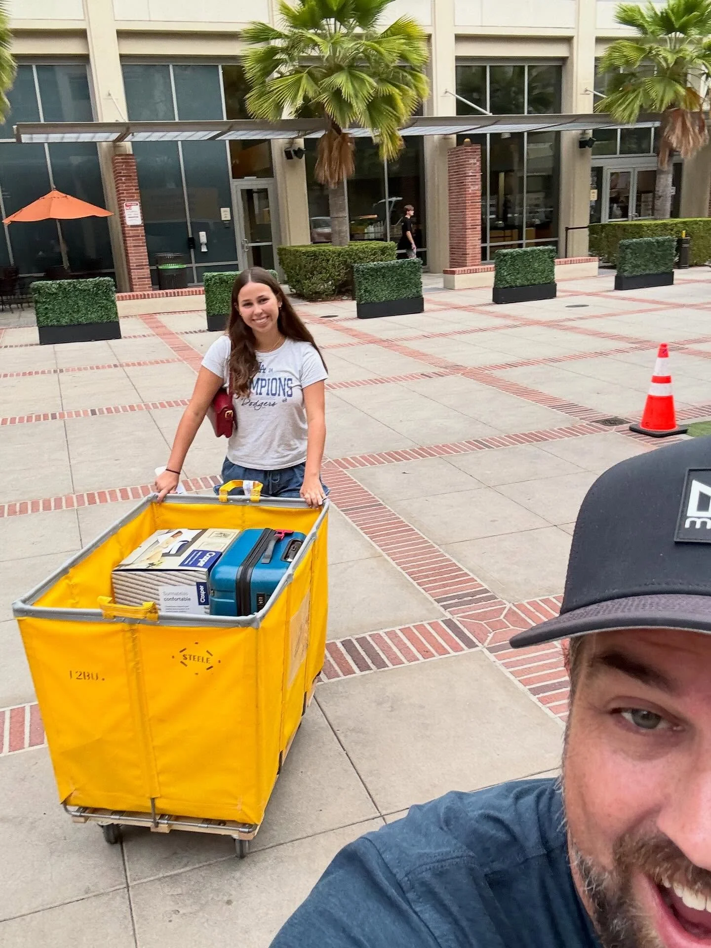 The thing I wasn&rsquo;t prepared for when you take your kids to college is how much it feels like you leave a piece of yourself in that place. We&rsquo;re so proud of you @katersgold, and man, what a remarkable place you get to call home for the nex