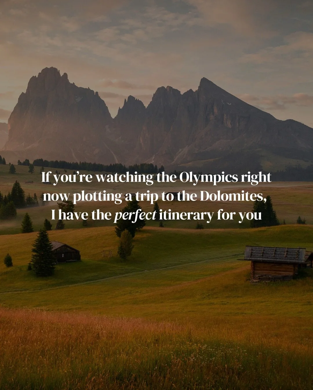 If the Dolomites has entered the group chat, this is how I&rsquo;d lay out your itinerary ⛰️