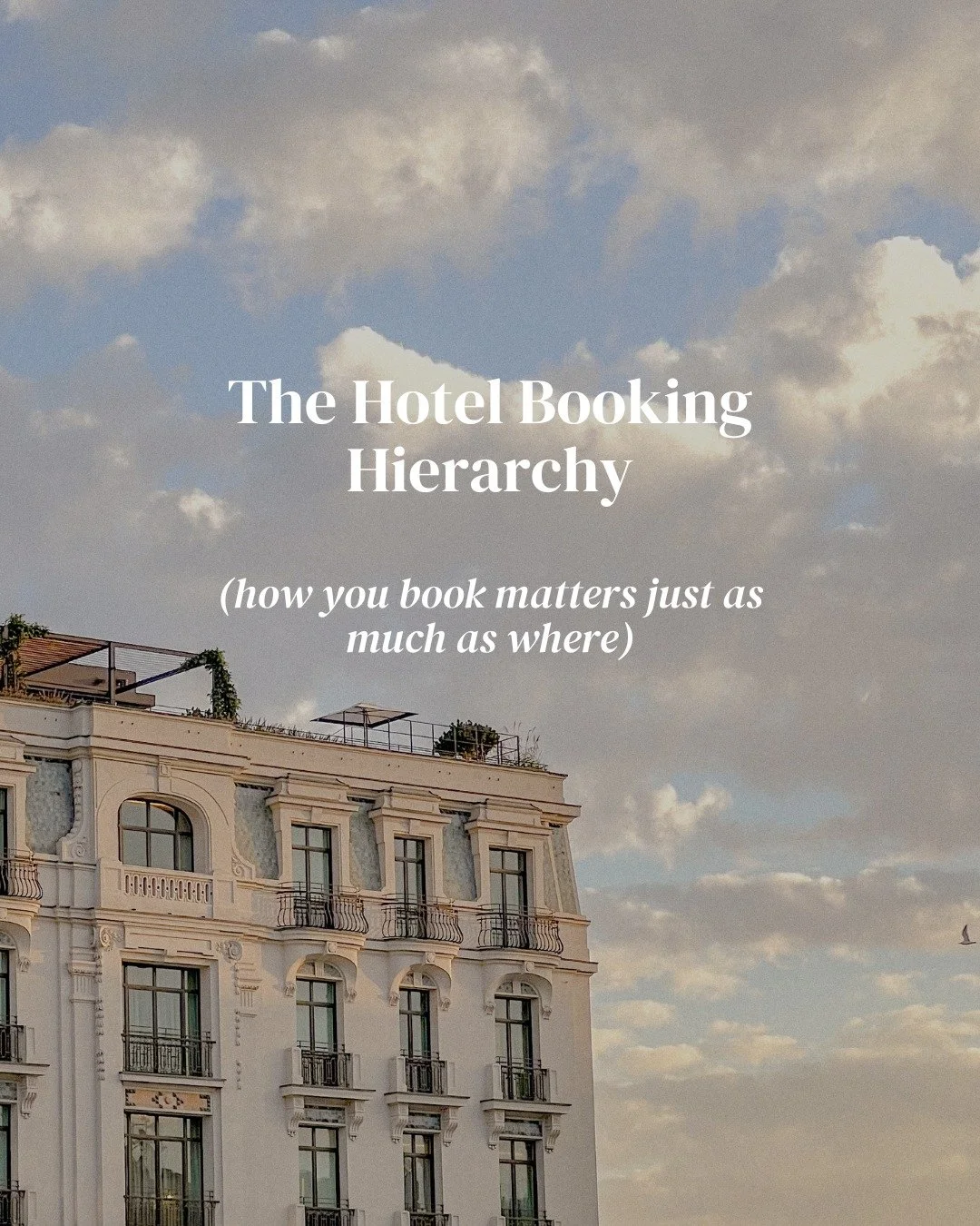 Same hotel. Same room. Completely different experience ✨

How you book matters&mdash;and the best part? I&rsquo;ll book your hotel for free and your rate won&rsquo;t change.

If you&rsquo;re already investing in the stay, you might as well get the pe