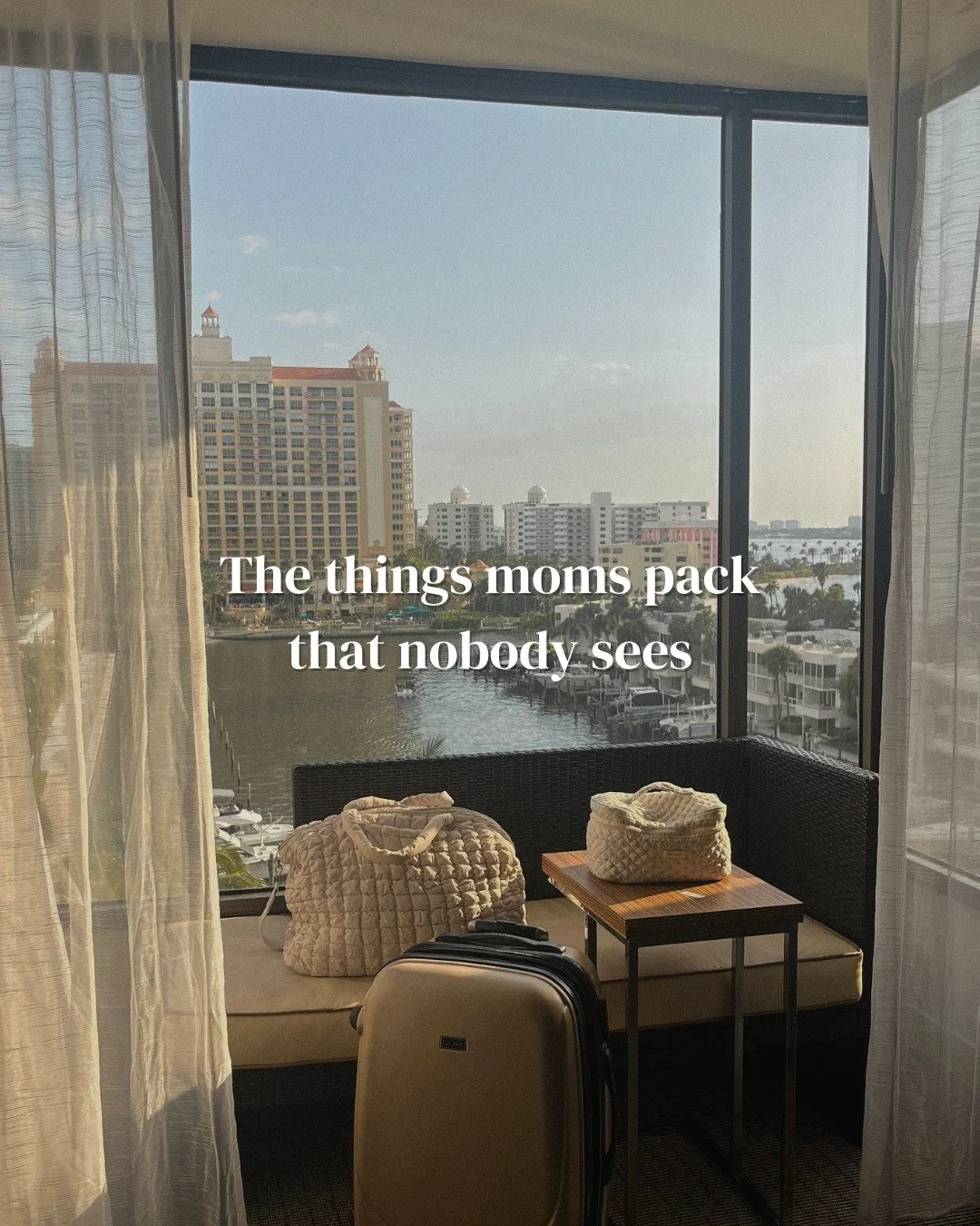 Moms don&rsquo;t just pack for vacation.

They pack for every possible alternate universe that could happen during vacation ✈️😂

Moms are the reason so many family trips become the memories we hold onto forever. They think about the little things be