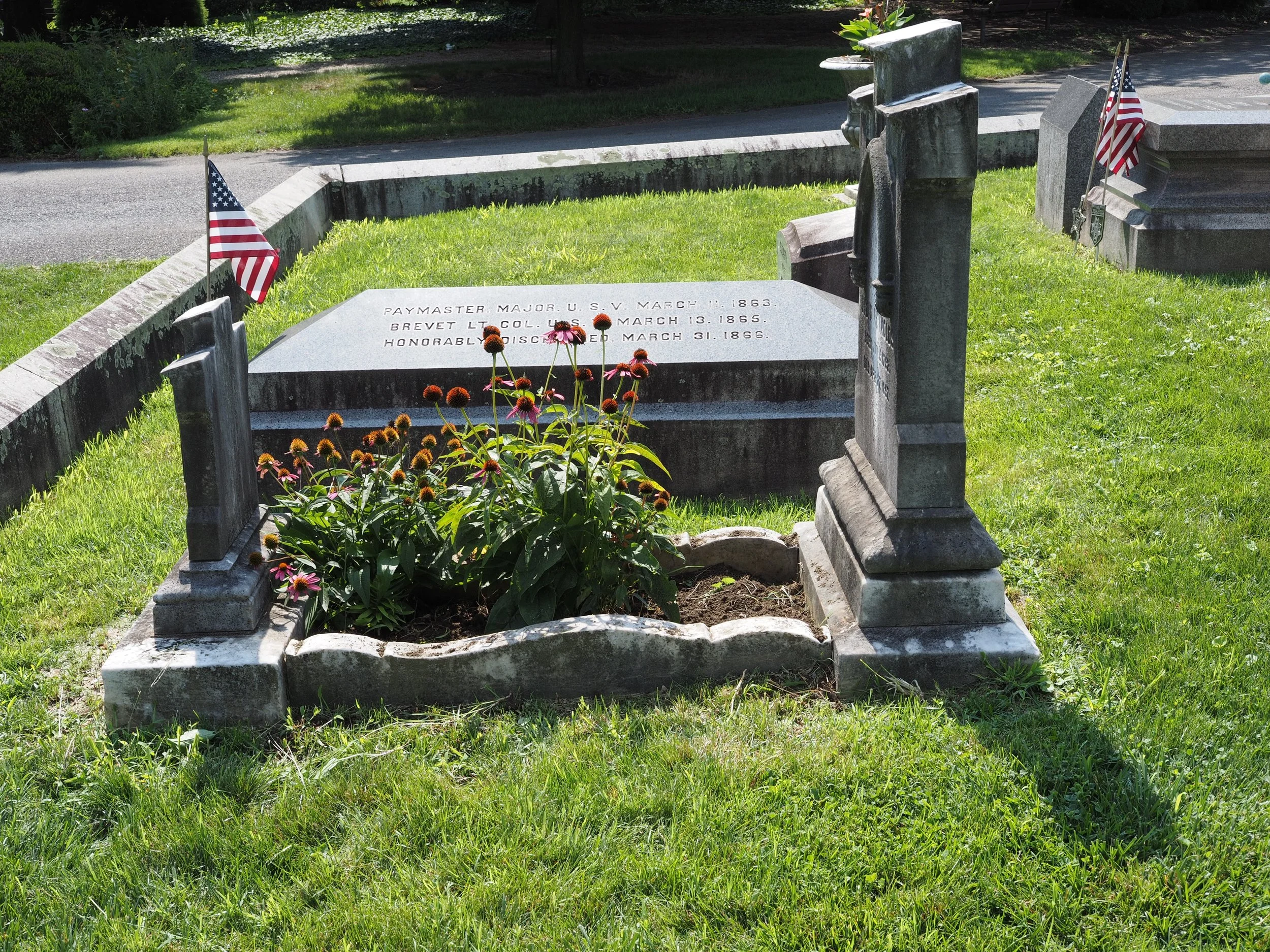 No additional work required on Major Samuel M. Reynolds' marker