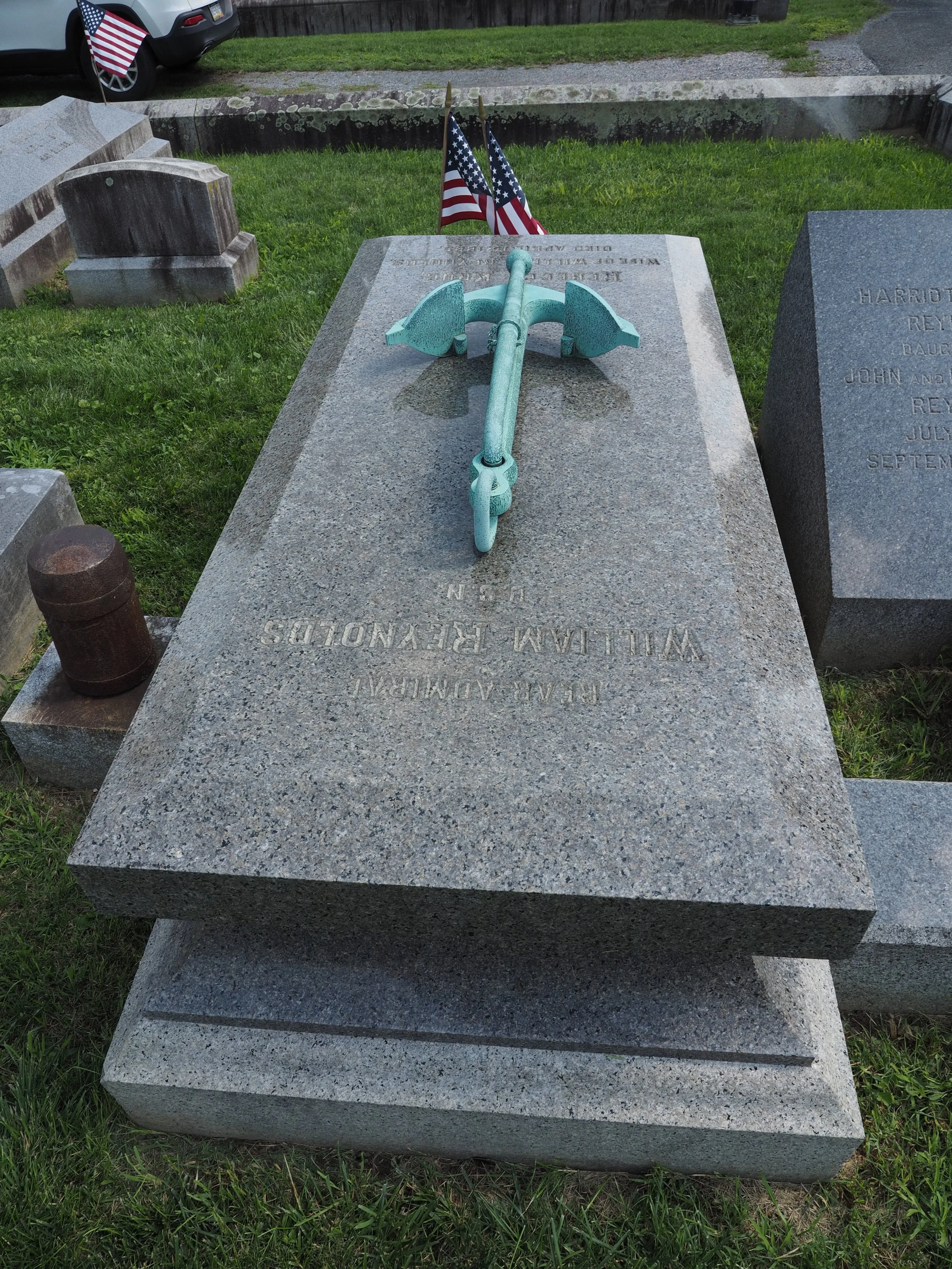 No work required on Admiral's gravesite.