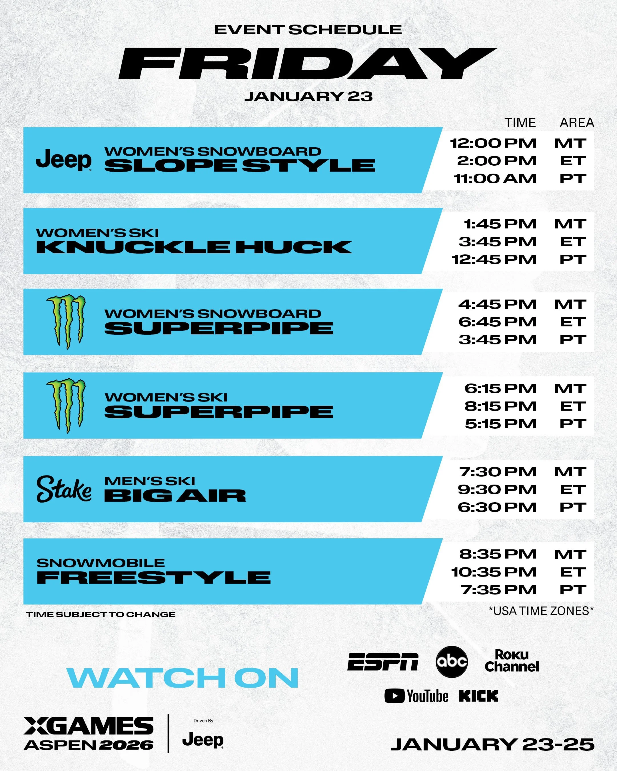 XGA26_Daily_Event Schedule_23rd_FRIDAY_4x5.jpg