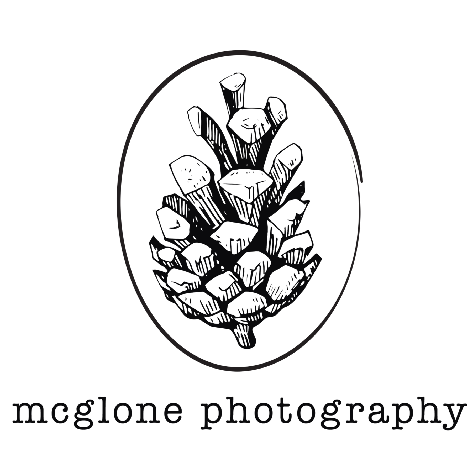 Outline drawing of a hand holding assorted gemstones within an oval border.