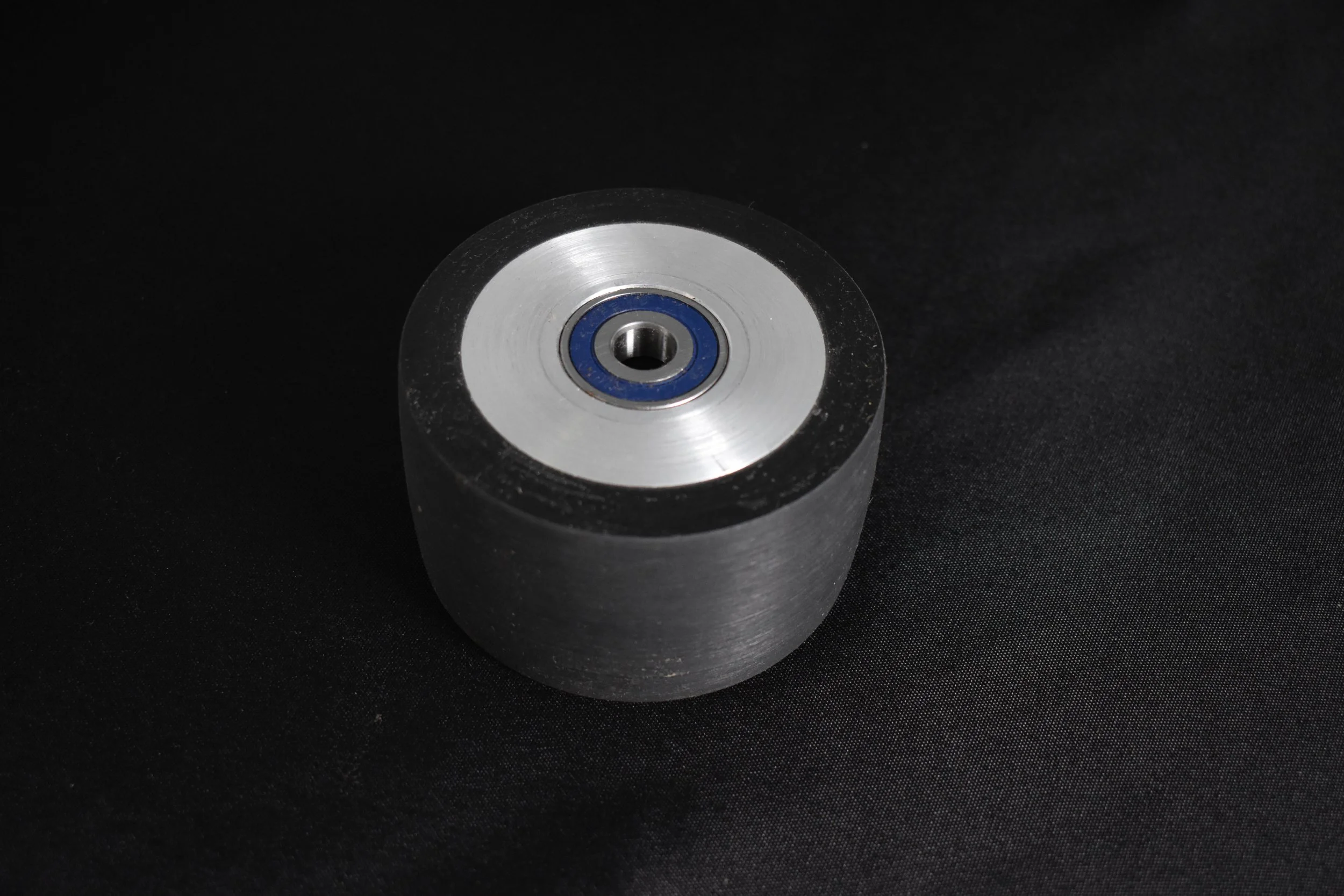 4 Inch Crowned Rubber Idler Wheel