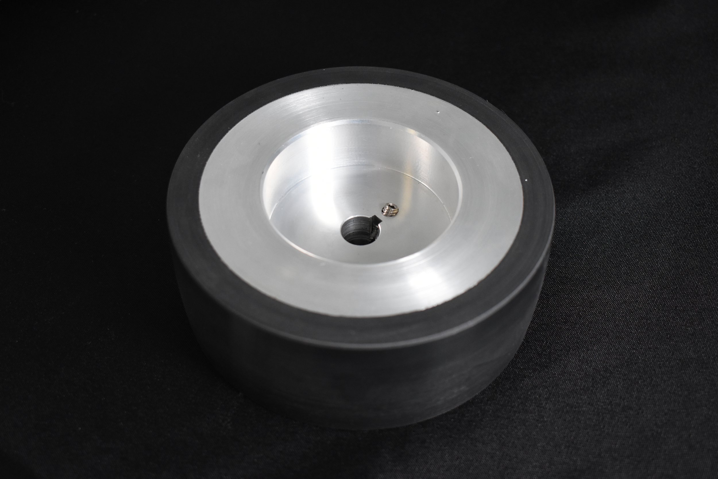 6 Inch Crowned Rubber Drive Wheel