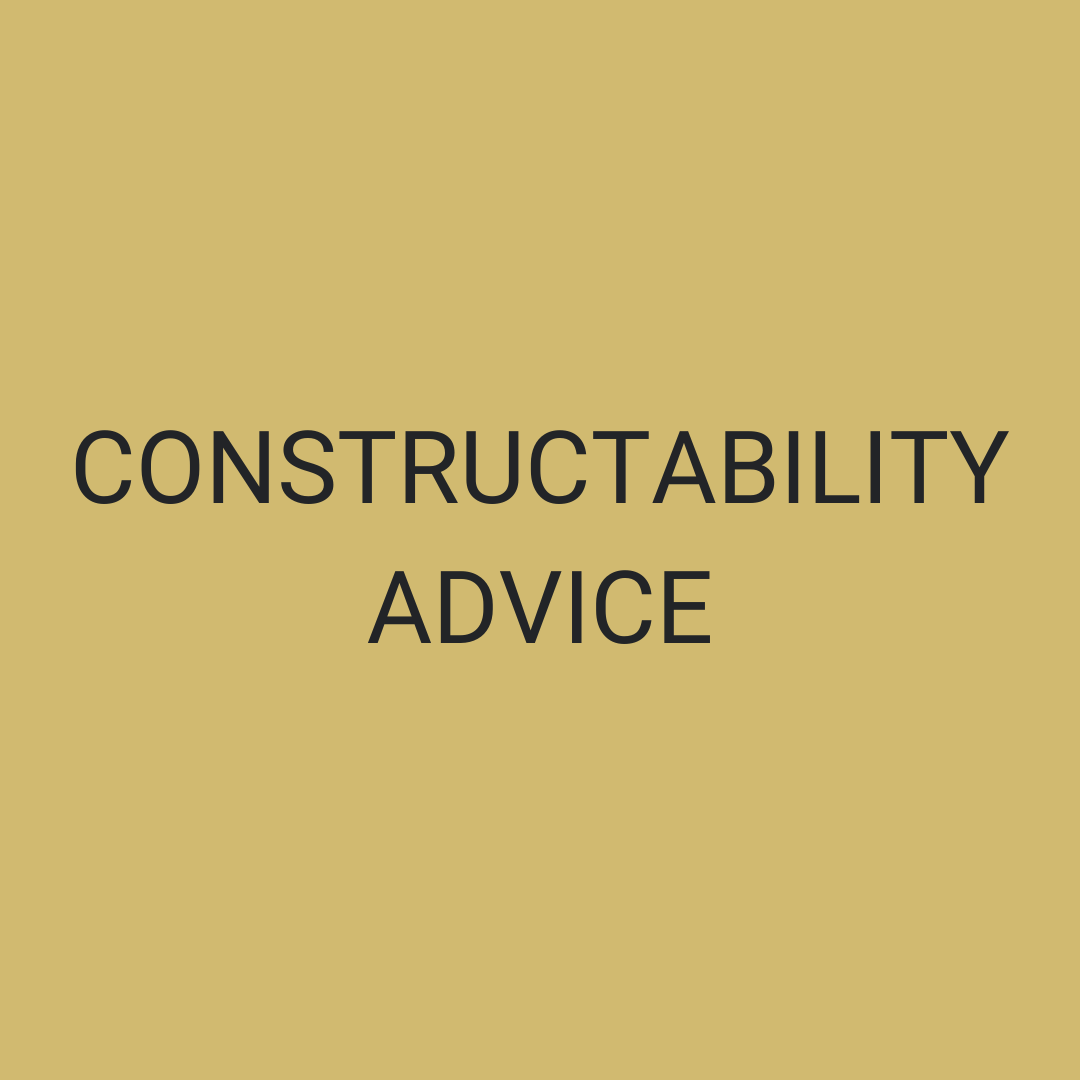 Constructability Advice