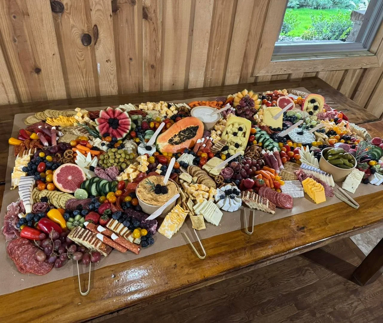 Charcuterie adds color to any room!