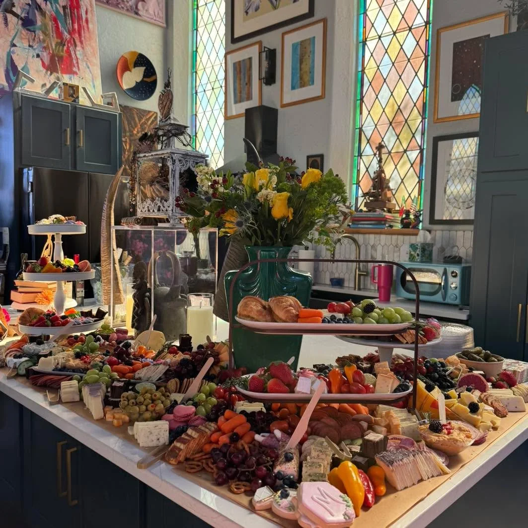 This board right here. Just heart eyes for days. The art with the food art, just stunning!!! One of my favorites!! Abby knocked this board out of the park!!