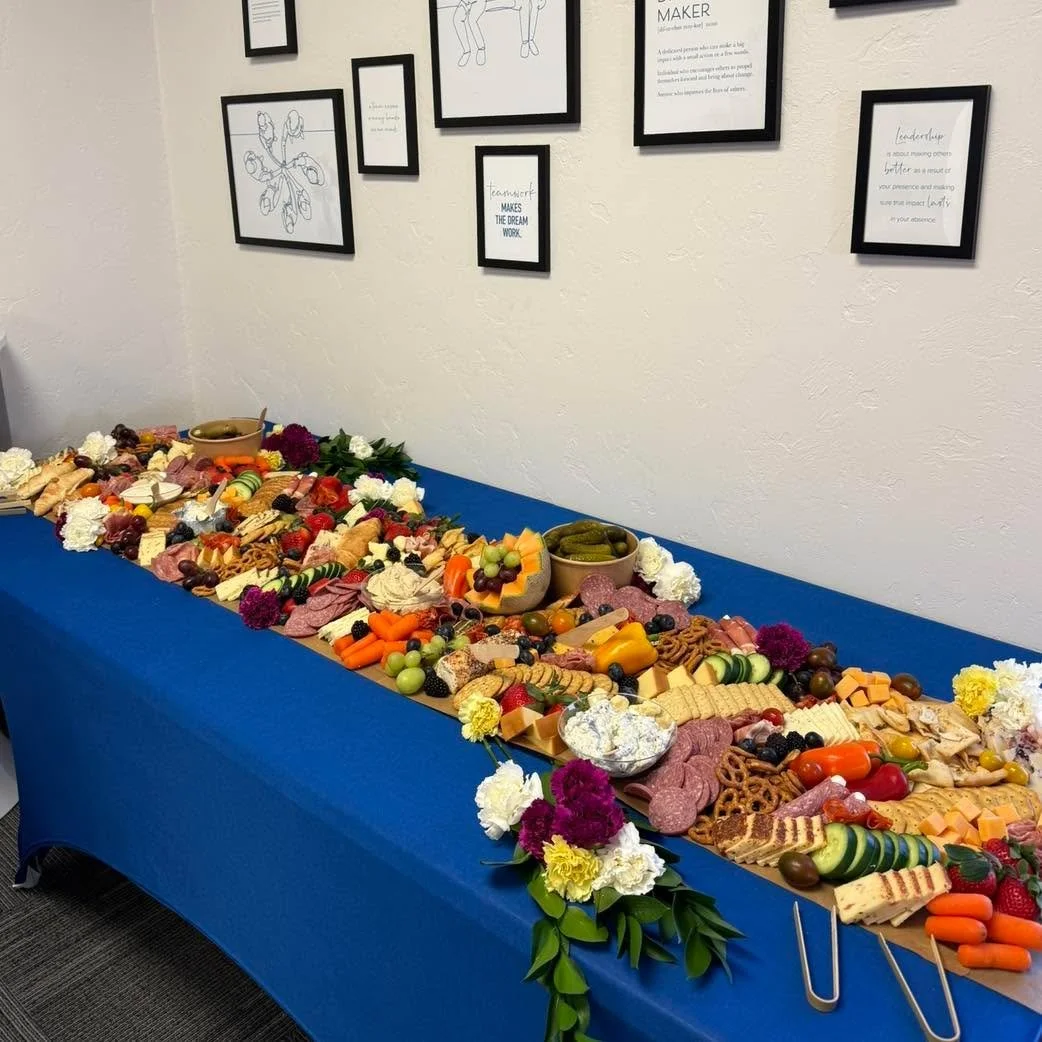 Thanks to True Property Management&rsquo;s for having us cater your networking event! Did you know we incorporate your florals free of charge? 🌹🪻🌸🌼